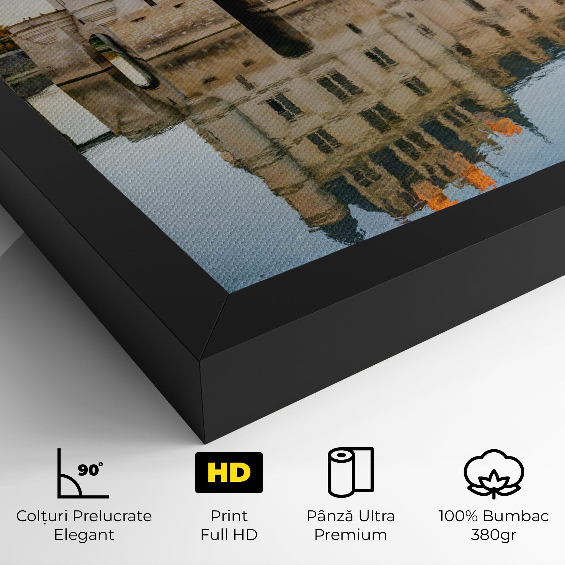 Tablou Canvas Chateau Chenonceau Castle mockup 4