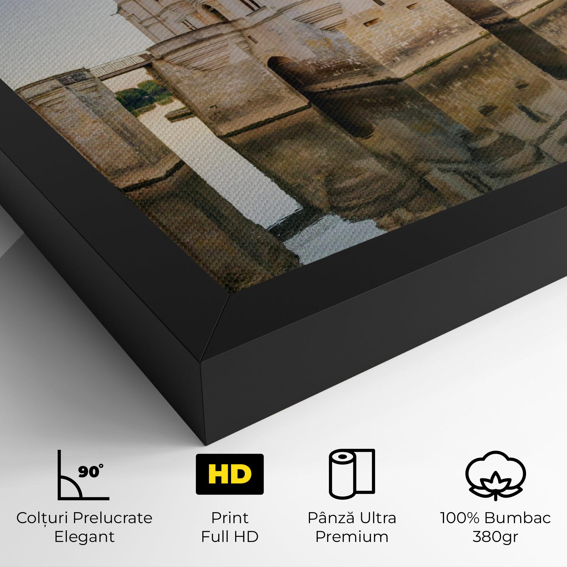 Tablou Canvas Chateau France mockup 4