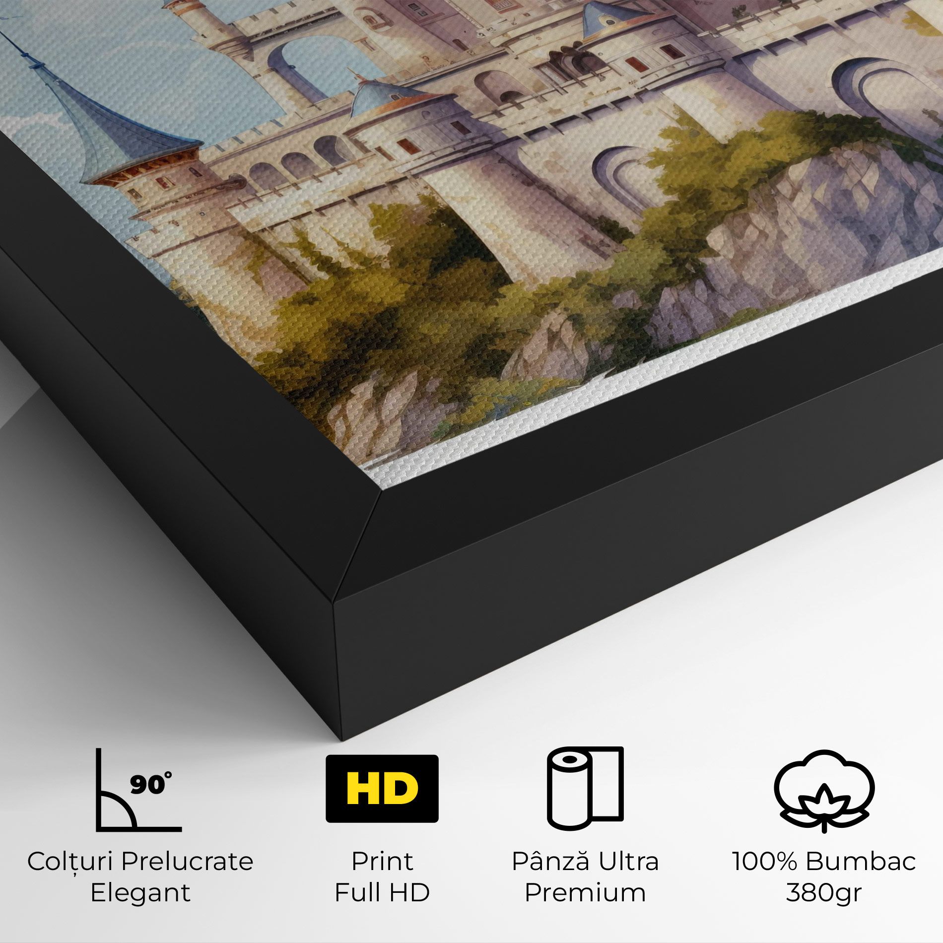 Illustration Castle mockup 4