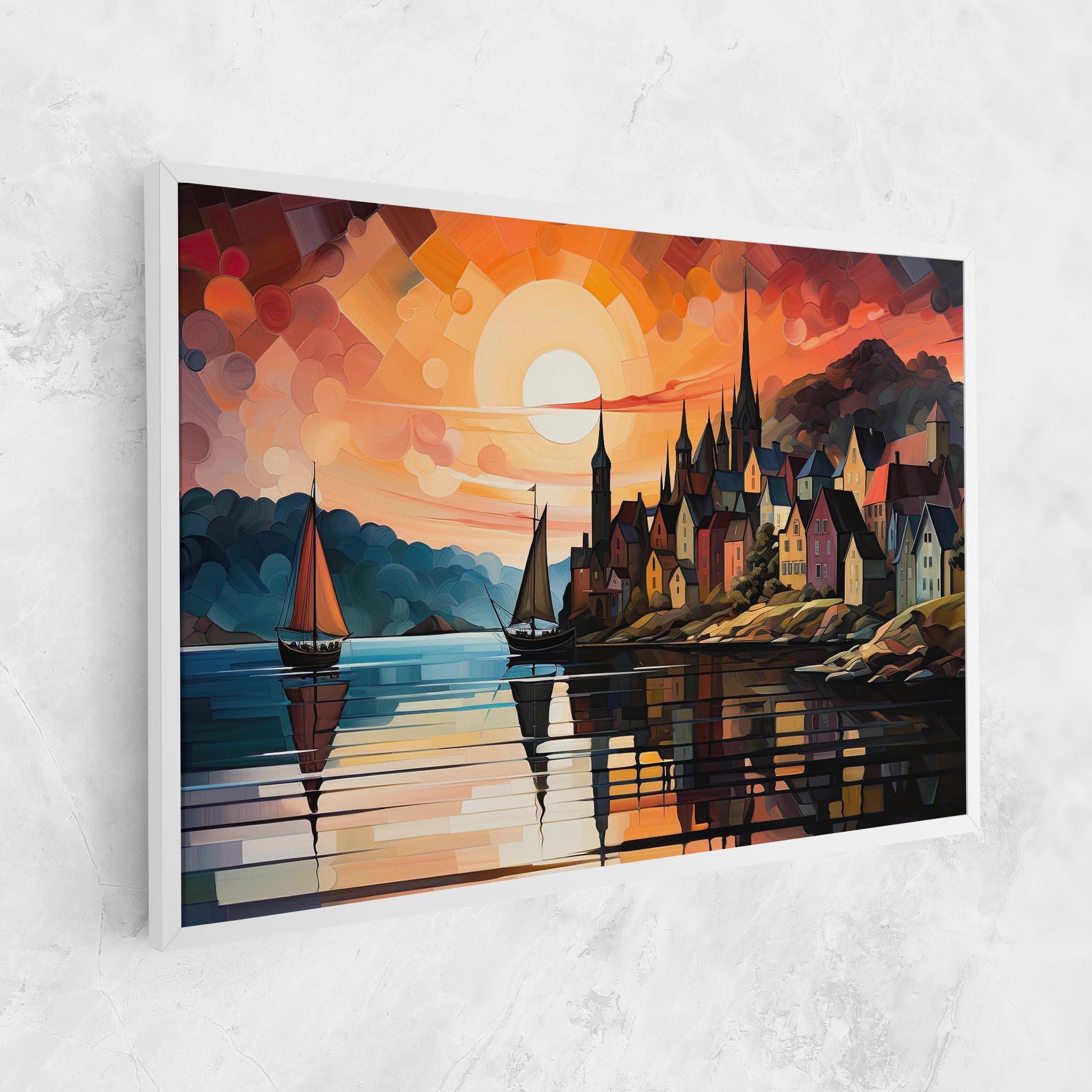 Tablou Canvas Castle Painting mockup 1