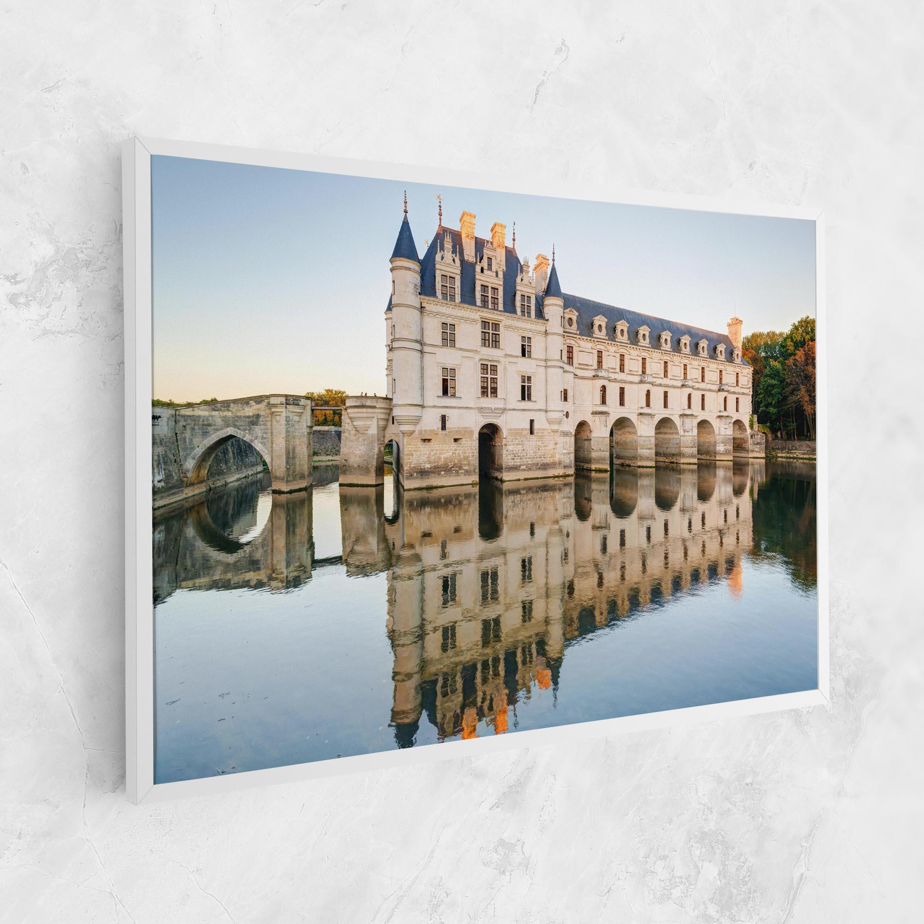 Tablou Canvas Chateau Chenonceau Castle mockup 1