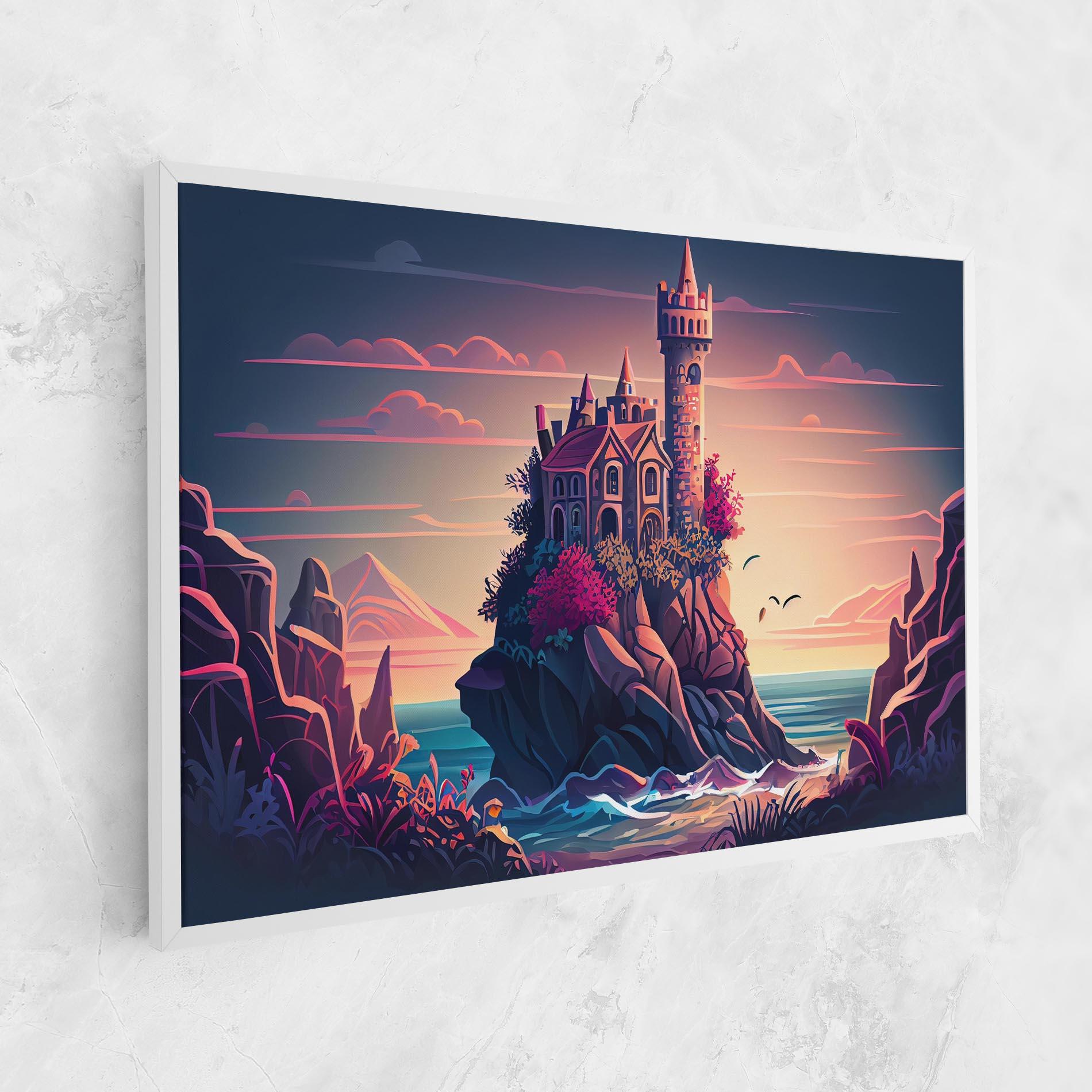Tablou Canvas Cliff Castle mockup 1