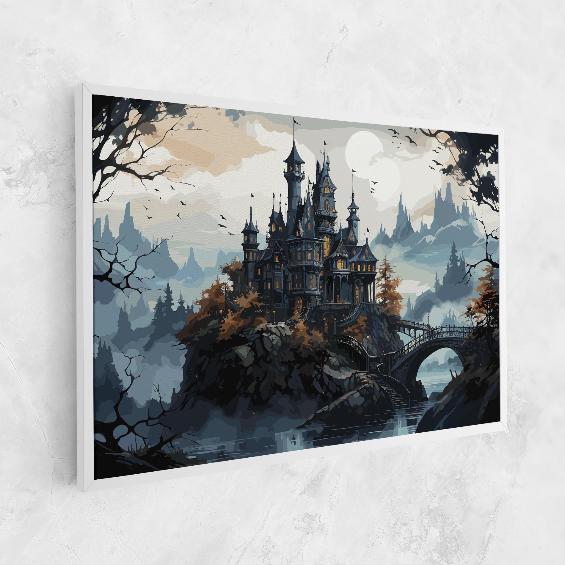 Tablou Canvas Grey Big Castle mockup 1