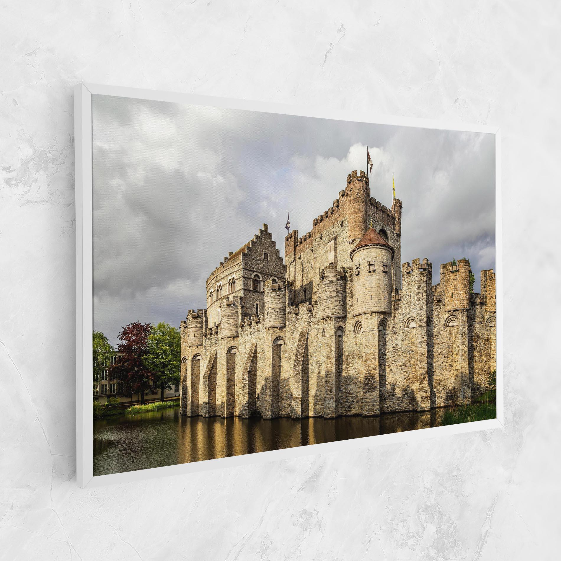 Tablou Canvas Medieval Castle Belgium mockup 1