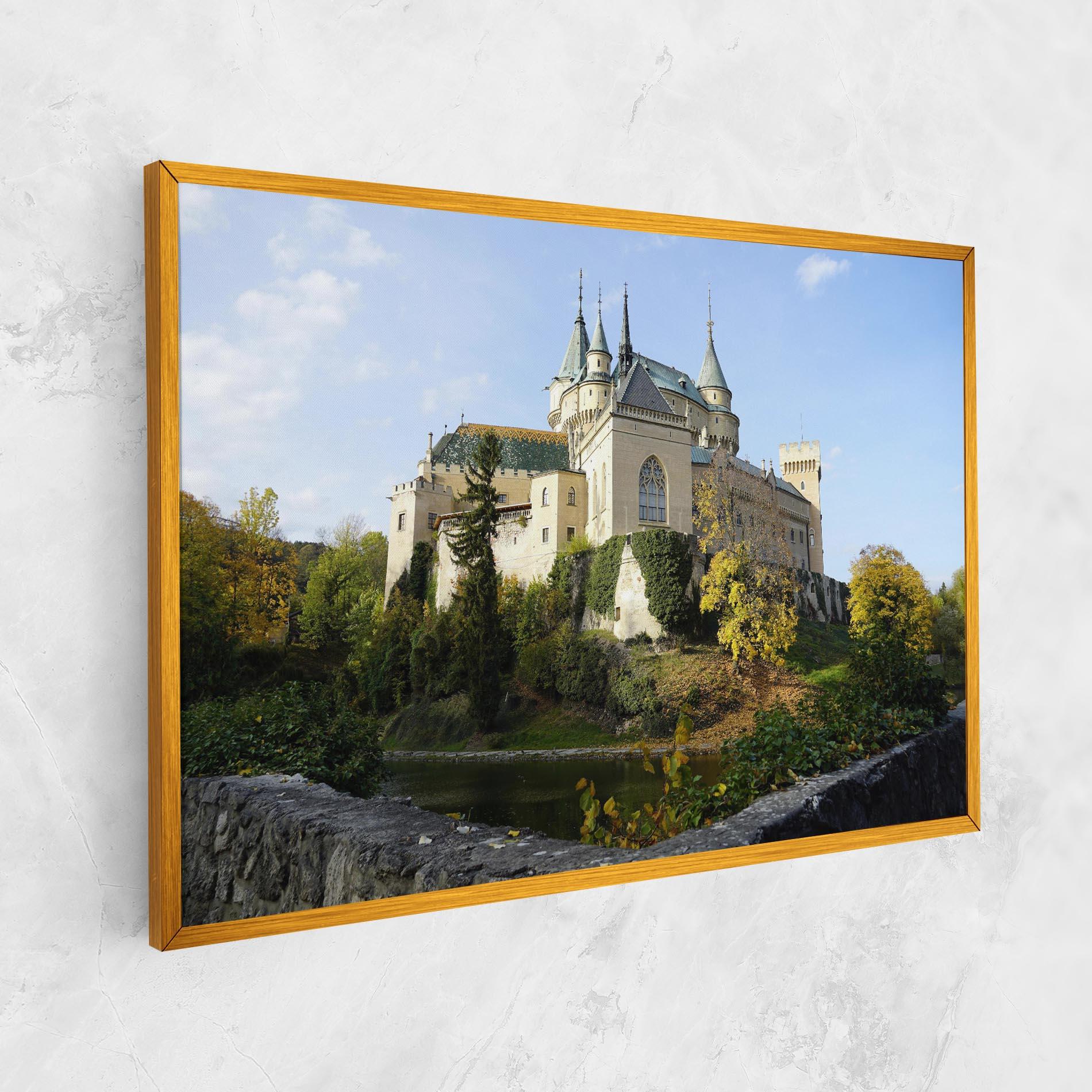 Tablou Canvas Bojnice Castle Slovakia mockup 1