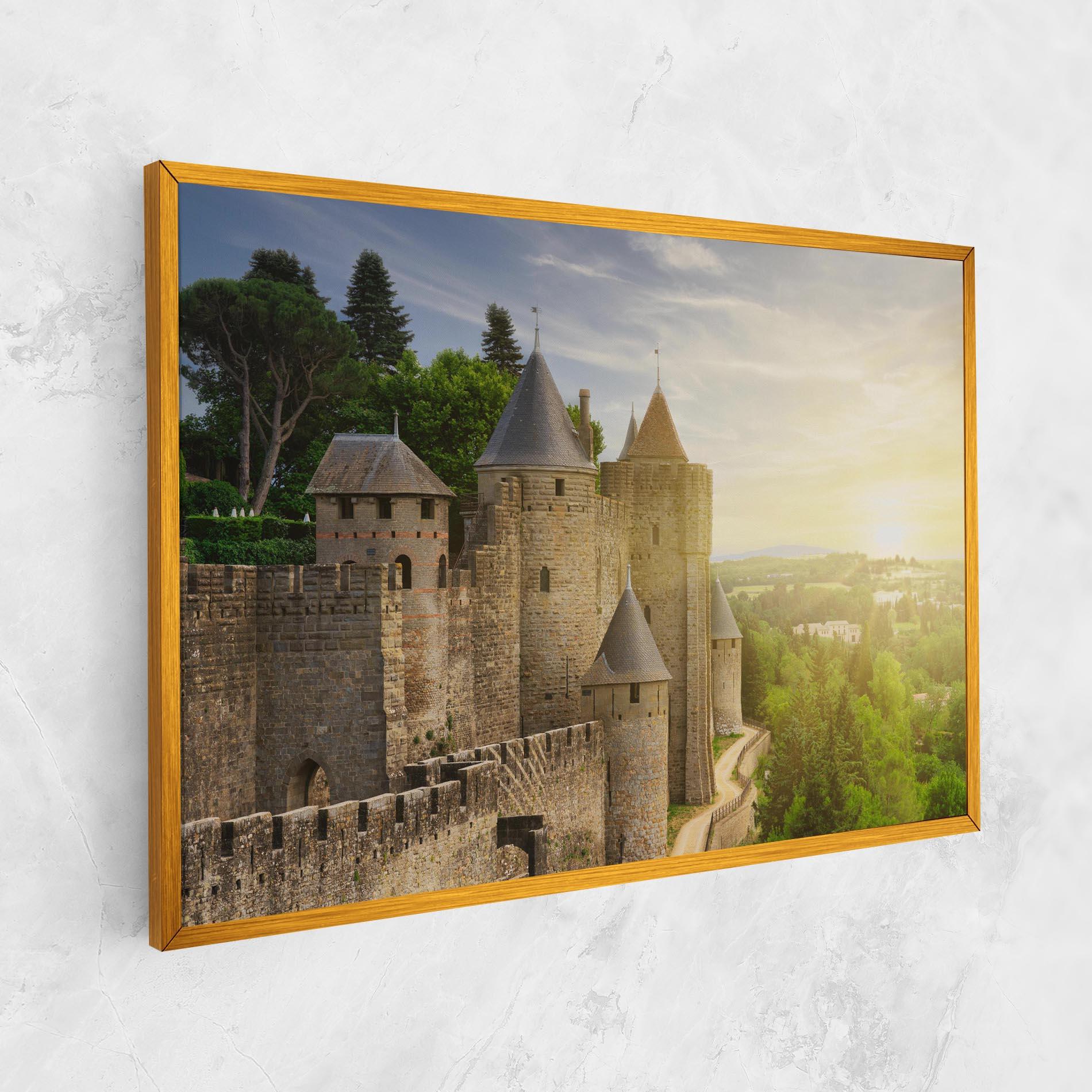 Tablou Canvas Carcassonne France mockup 1