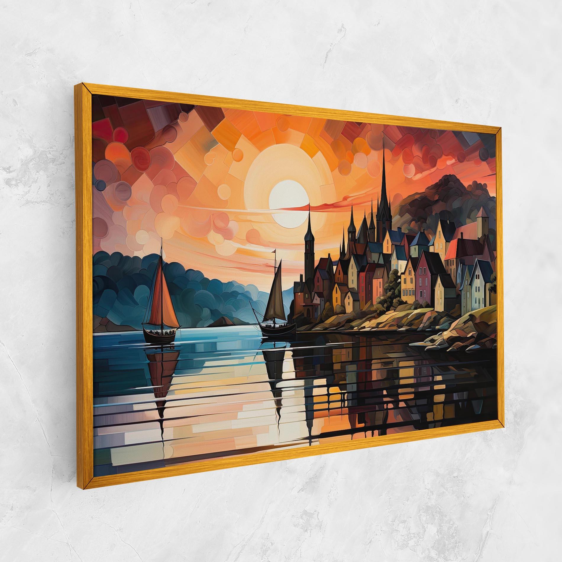 Tablou Canvas Castle Painting mockup 1