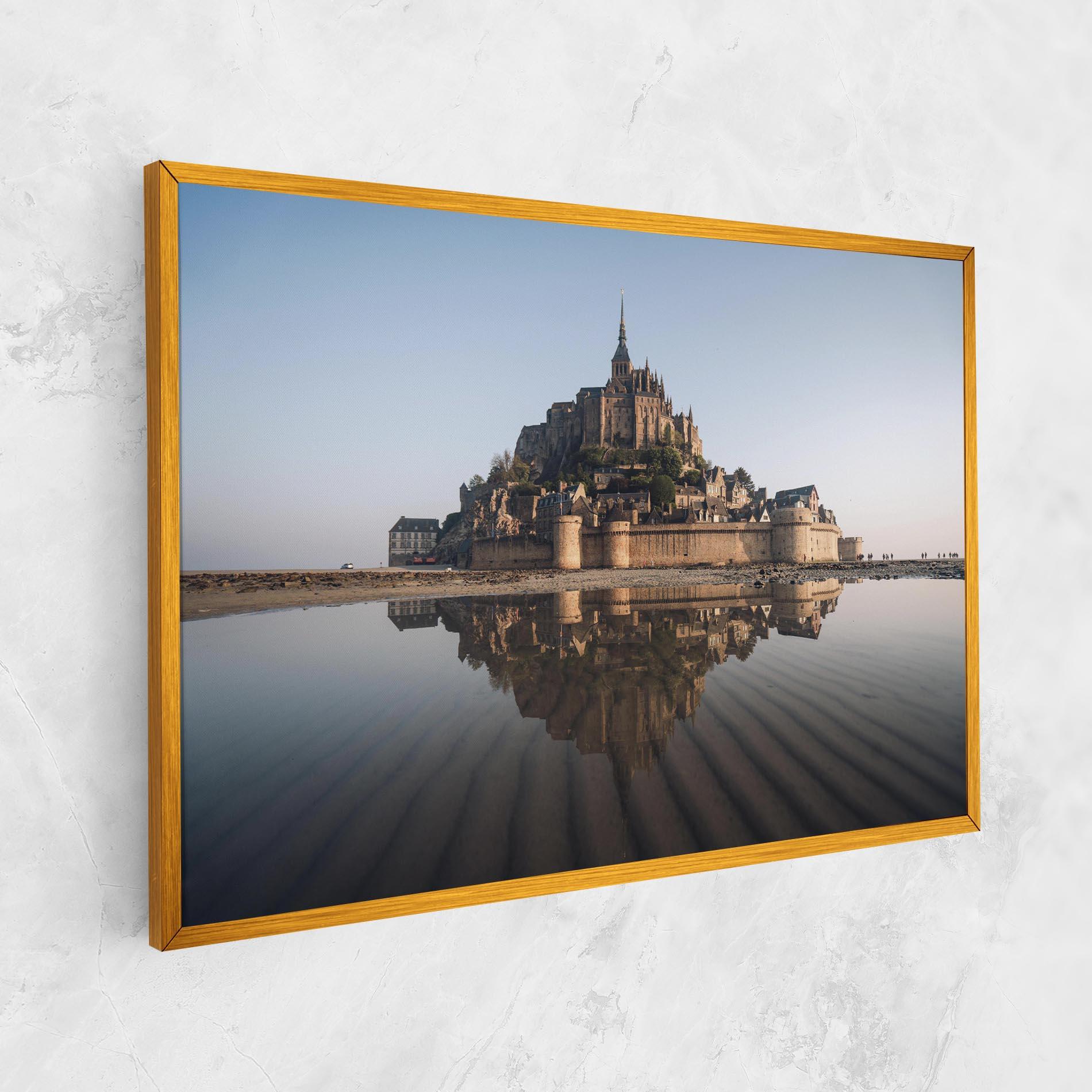 Tablou Canvas Castle Reflection mockup 1