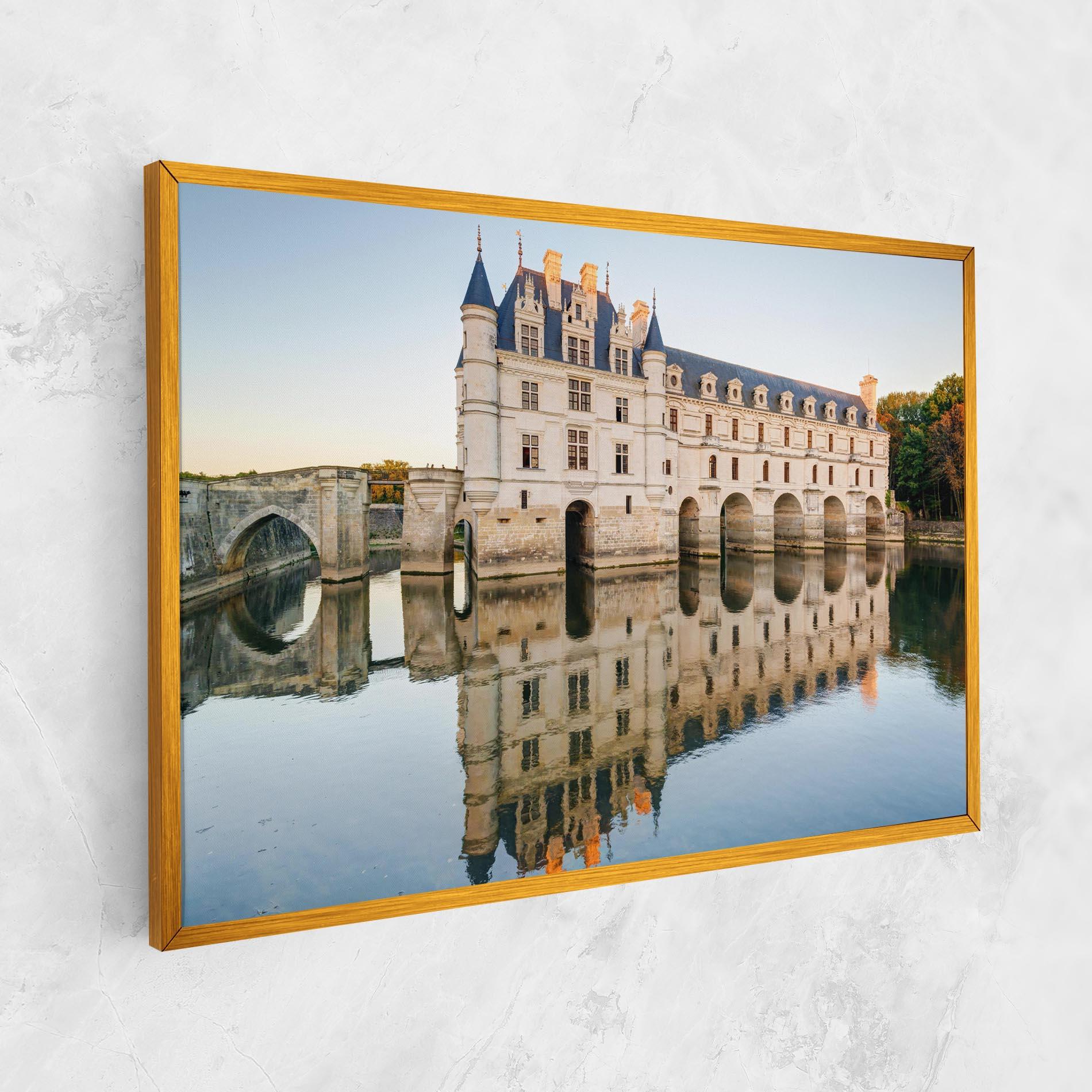 Tablou Canvas Chateau Chenonceau Castle mockup 1
