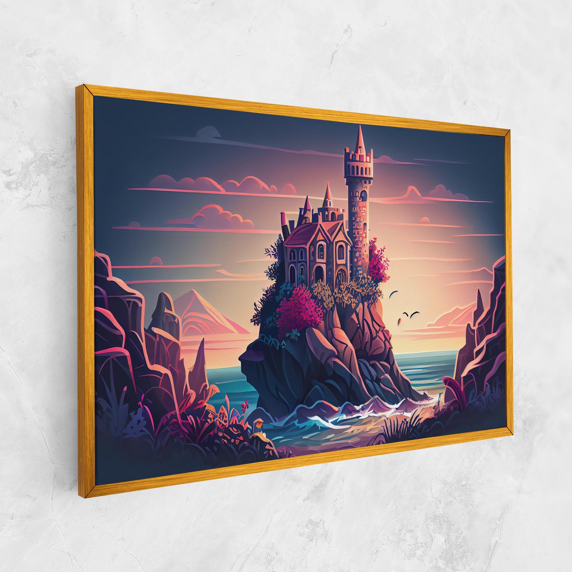 Tablou Canvas Cliff Castle mockup 1