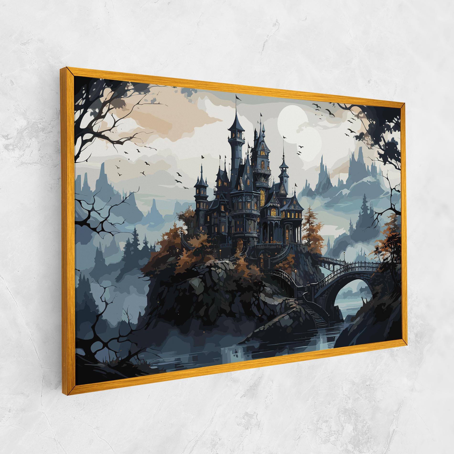 Tablou Canvas Grey Big Castle mockup 1