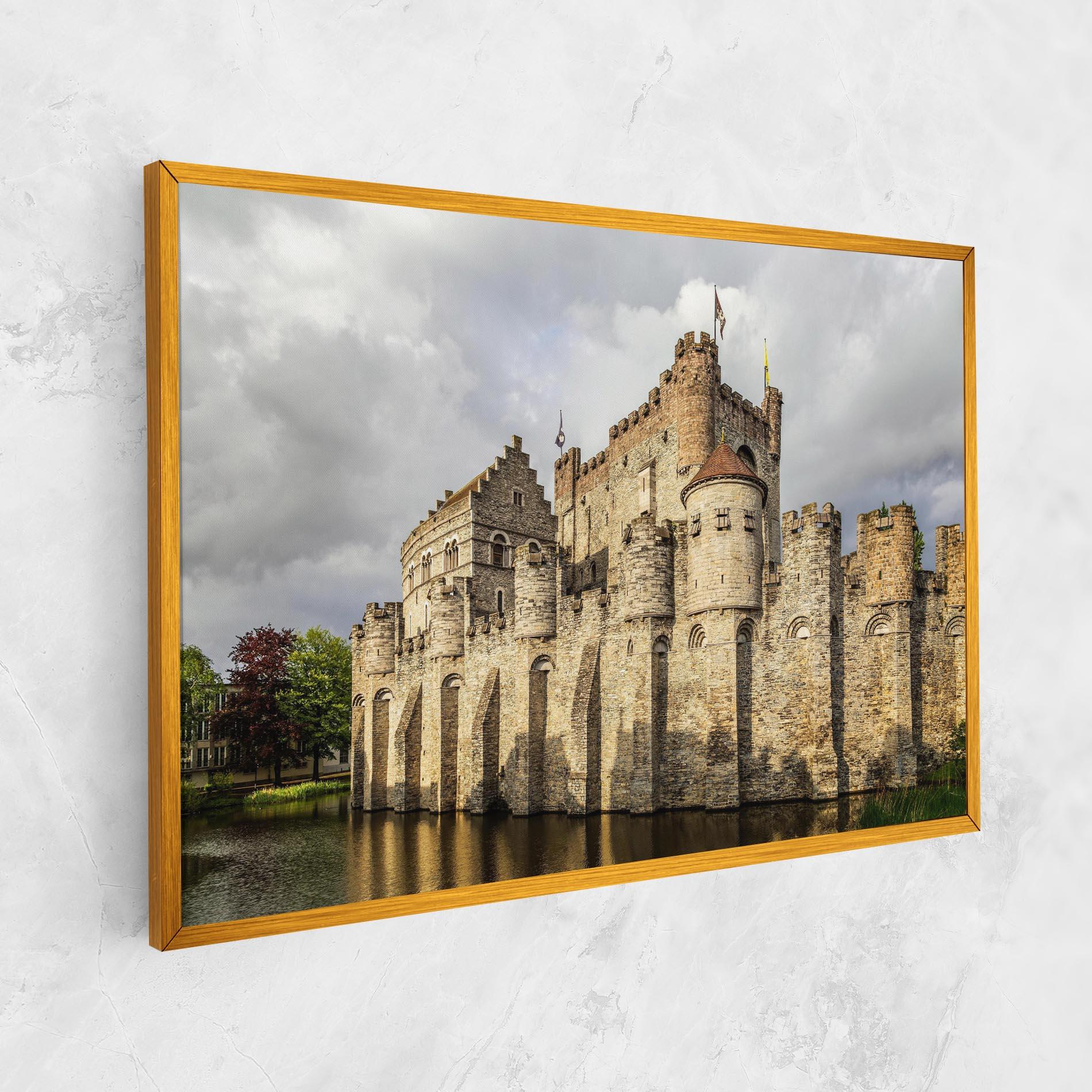 Tablou Canvas Medieval Castle Belgium mockup 1