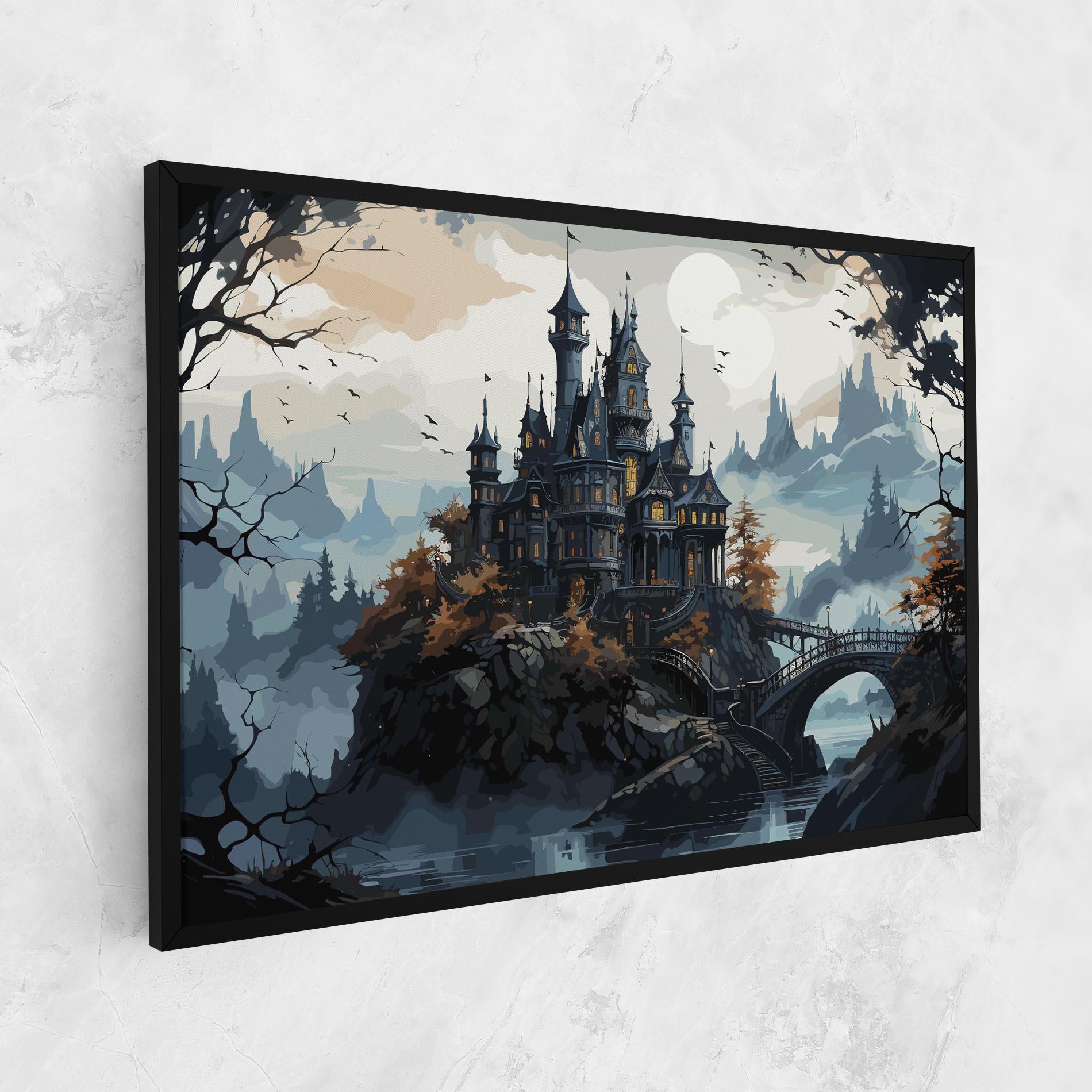 Tablou Canvas Grey Big Castle mockup 1