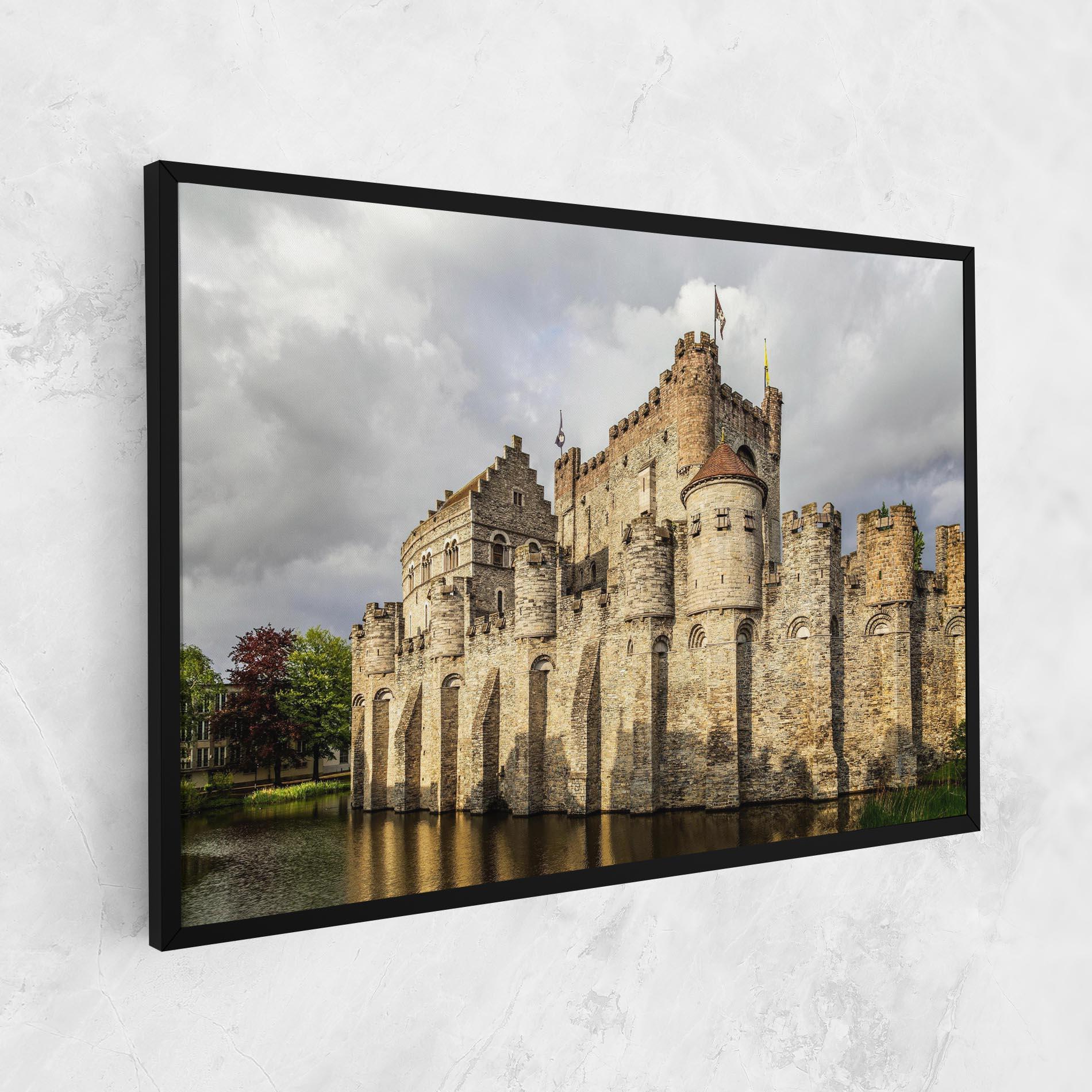 Tablou Canvas Medieval Castle Belgium mockup 1