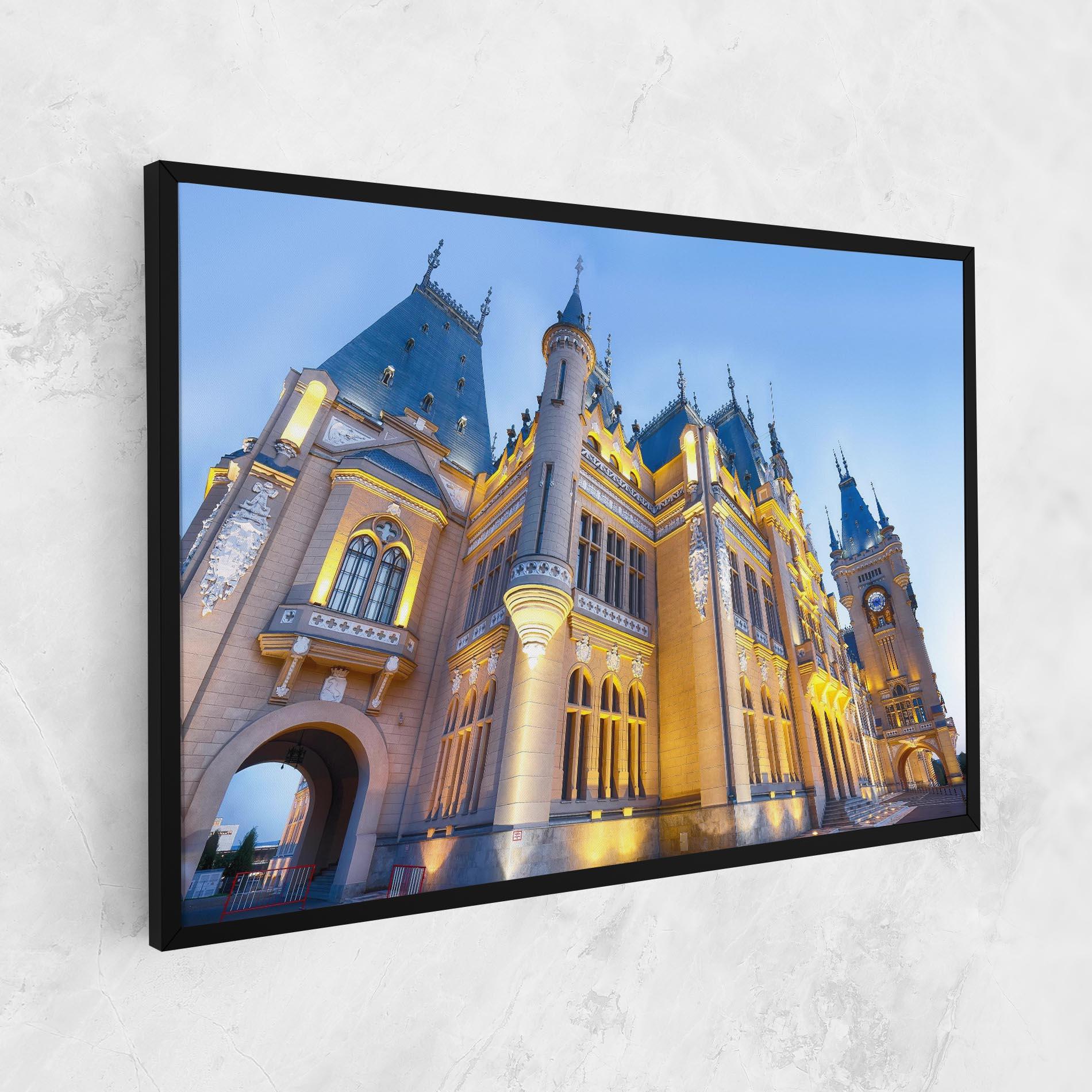 Tablou Canvas Palace Culture Romania mockup 1