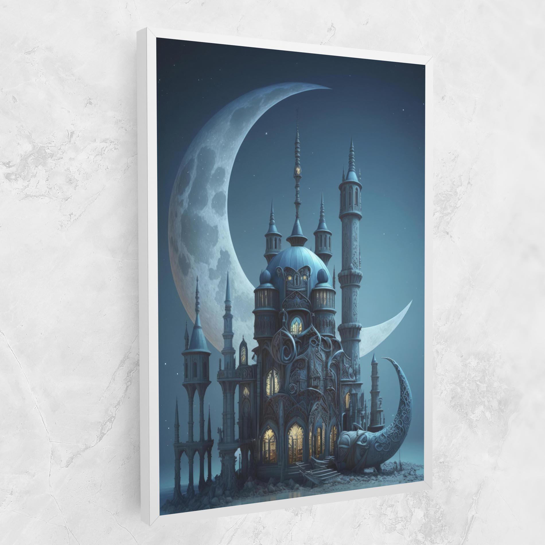 Tablou Canvas Mosque Moon mockup 1