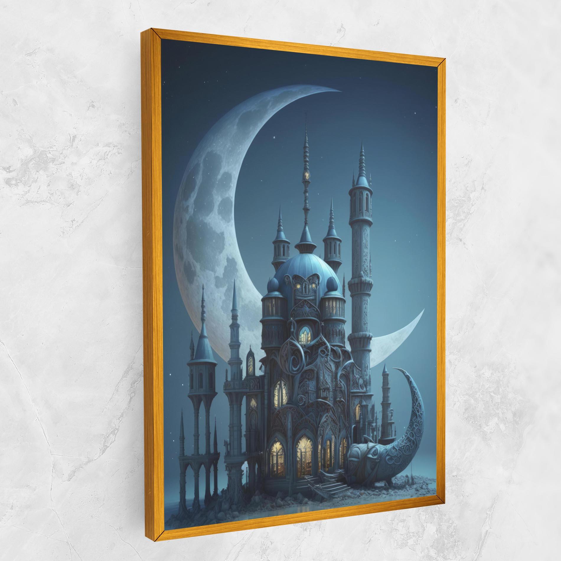 Tablou Canvas Mosque Moon mockup 1