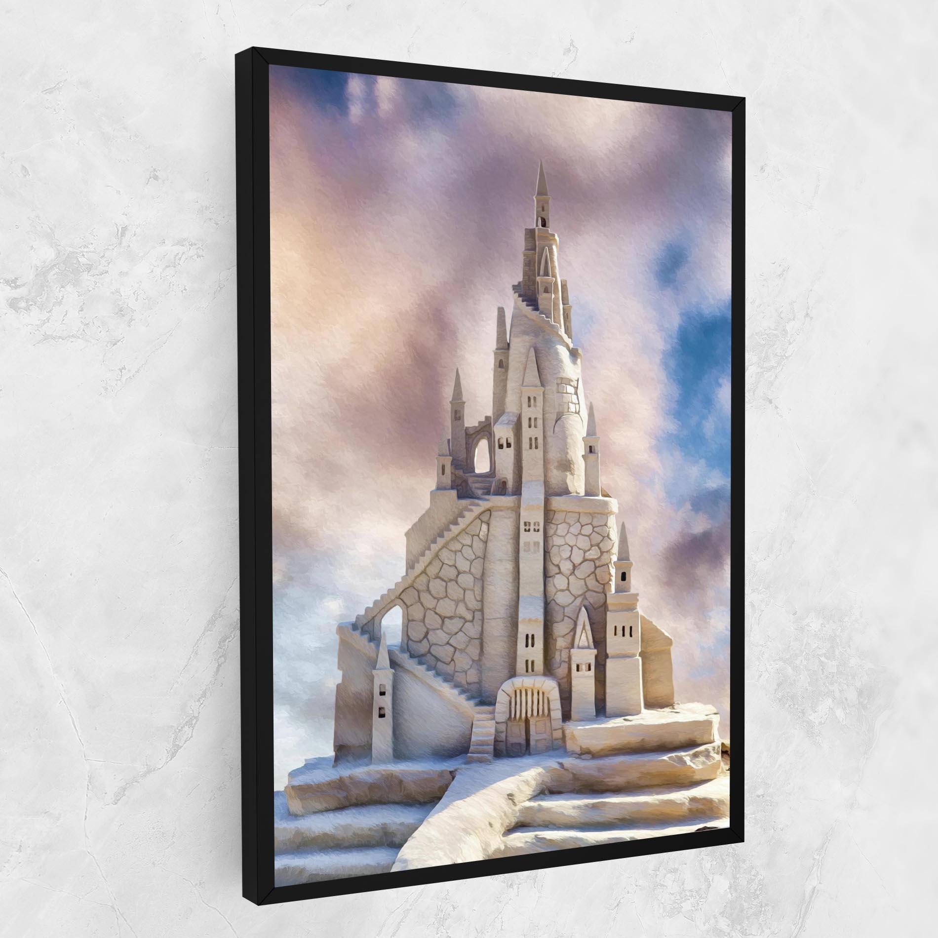 Tablou Canvas Cream Castle mockup 1