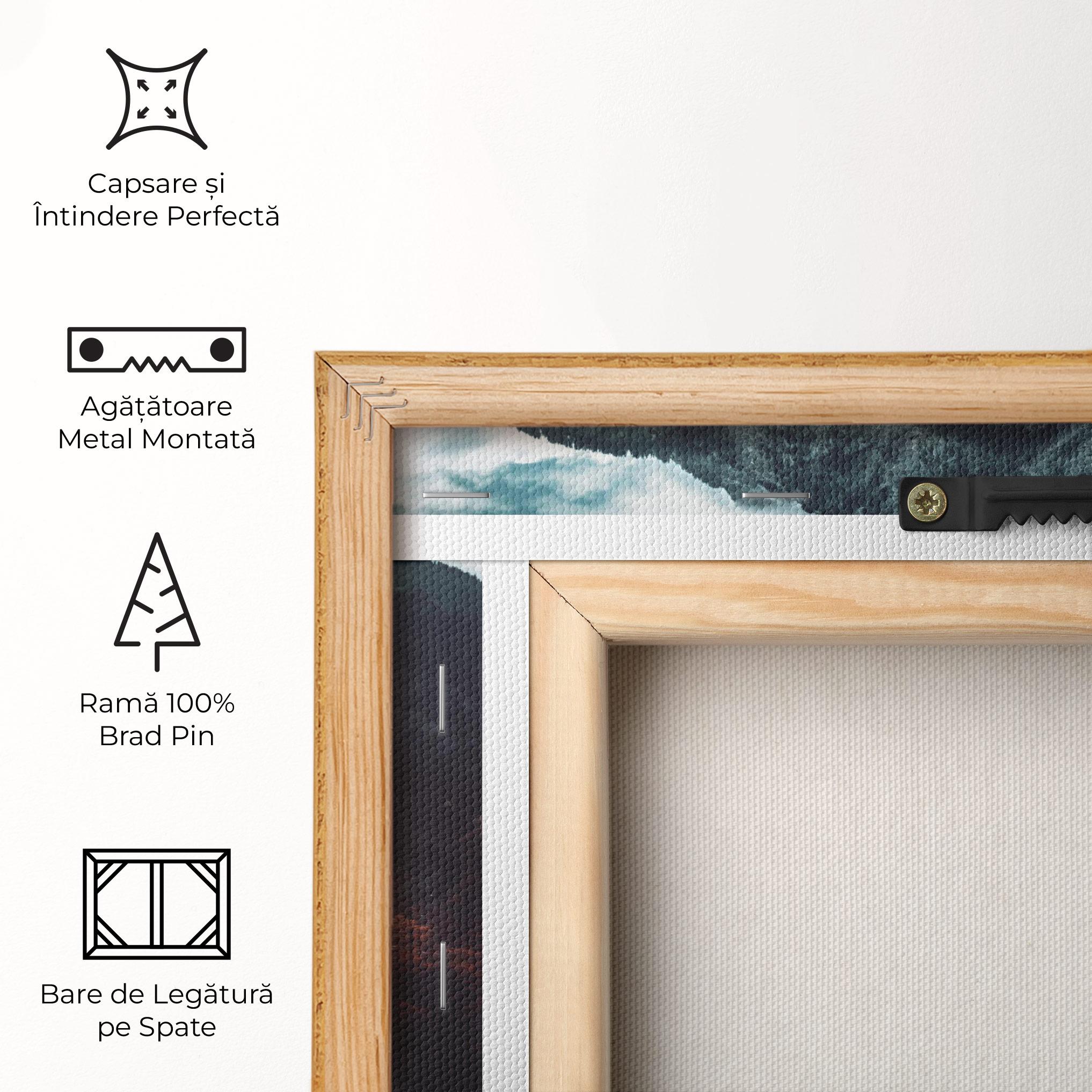 Tablou Canvas Forest Castle mockup 5