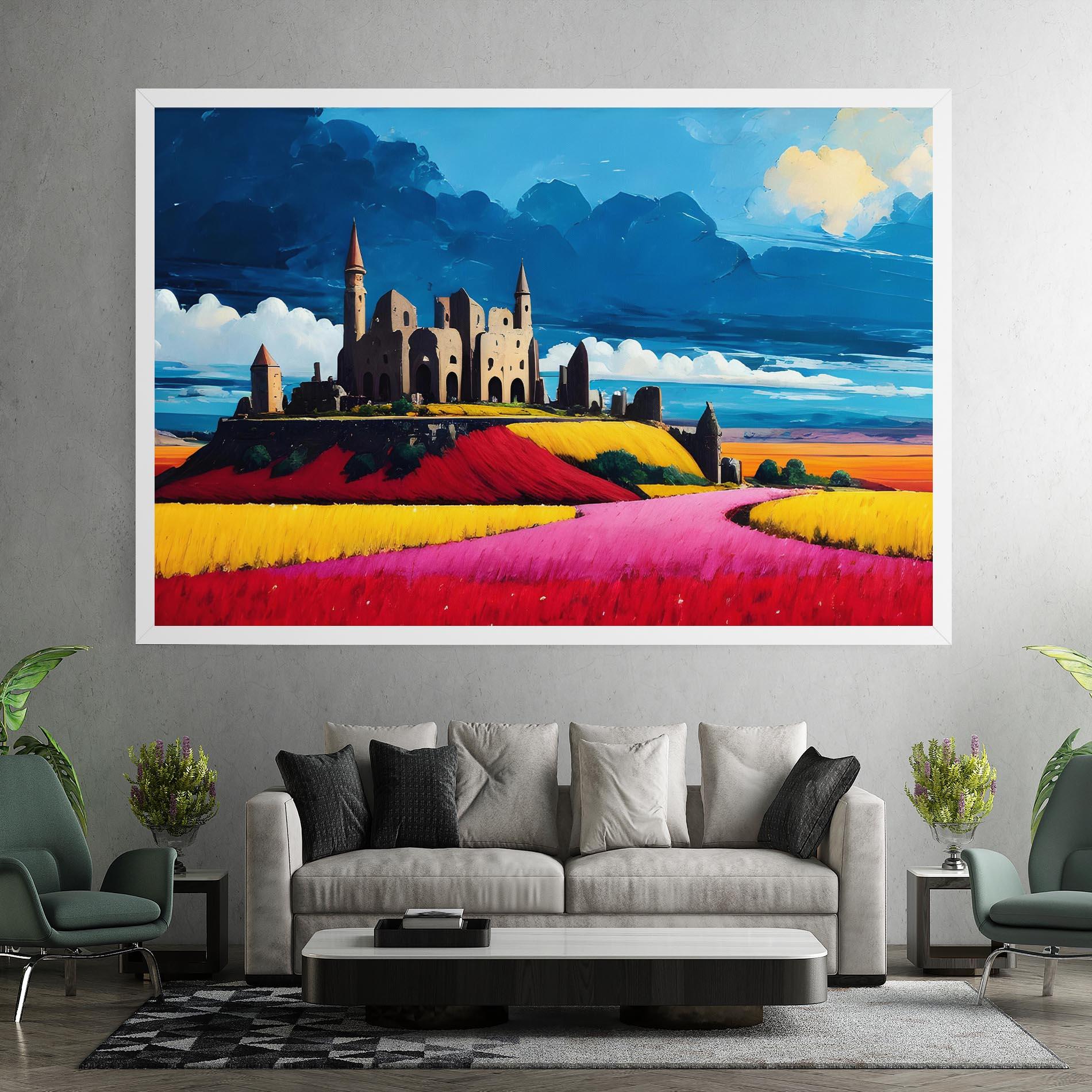 Tablou Canvas Antique Building Art mockup 7