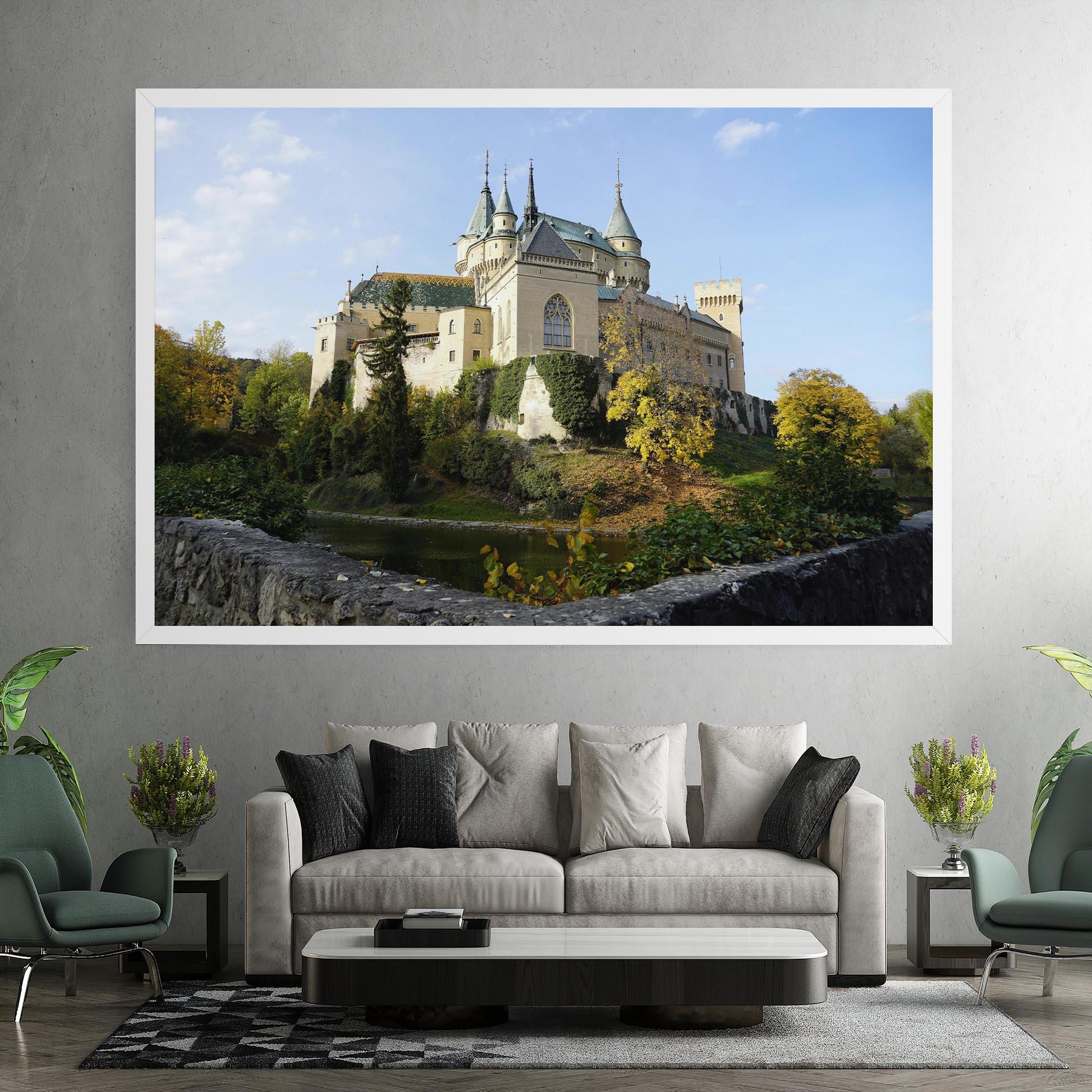 Tablou Canvas Bojnice Castle Slovakia mockup 7