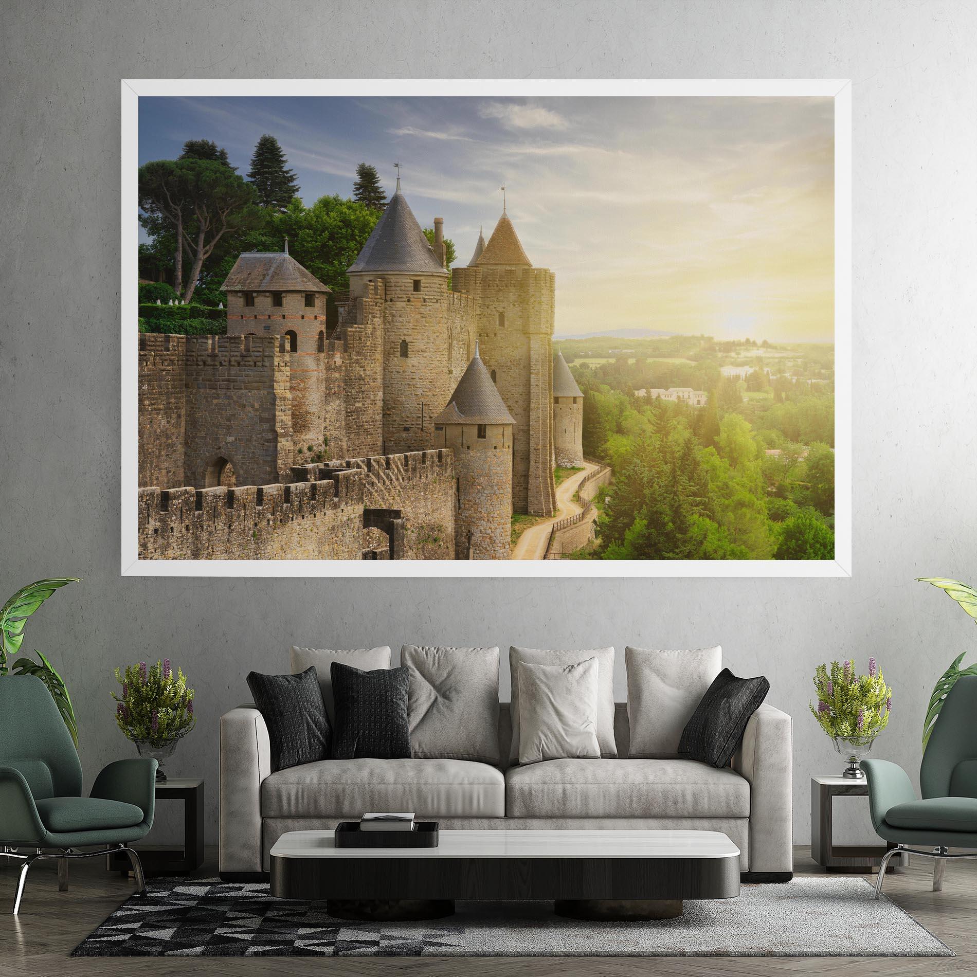 Tablou Canvas Carcassonne France mockup 7