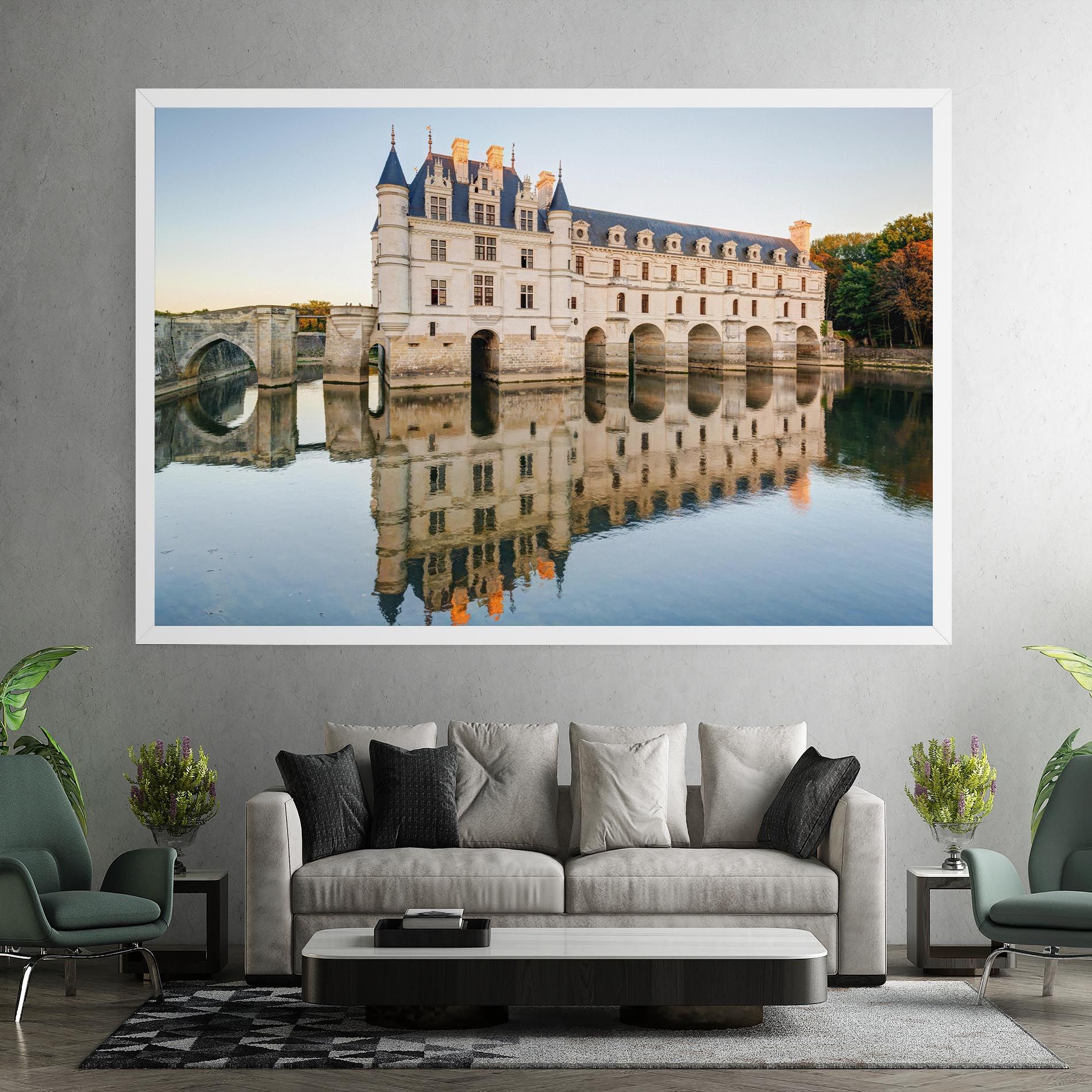 Chateau Chenonceau Castle mockup 7