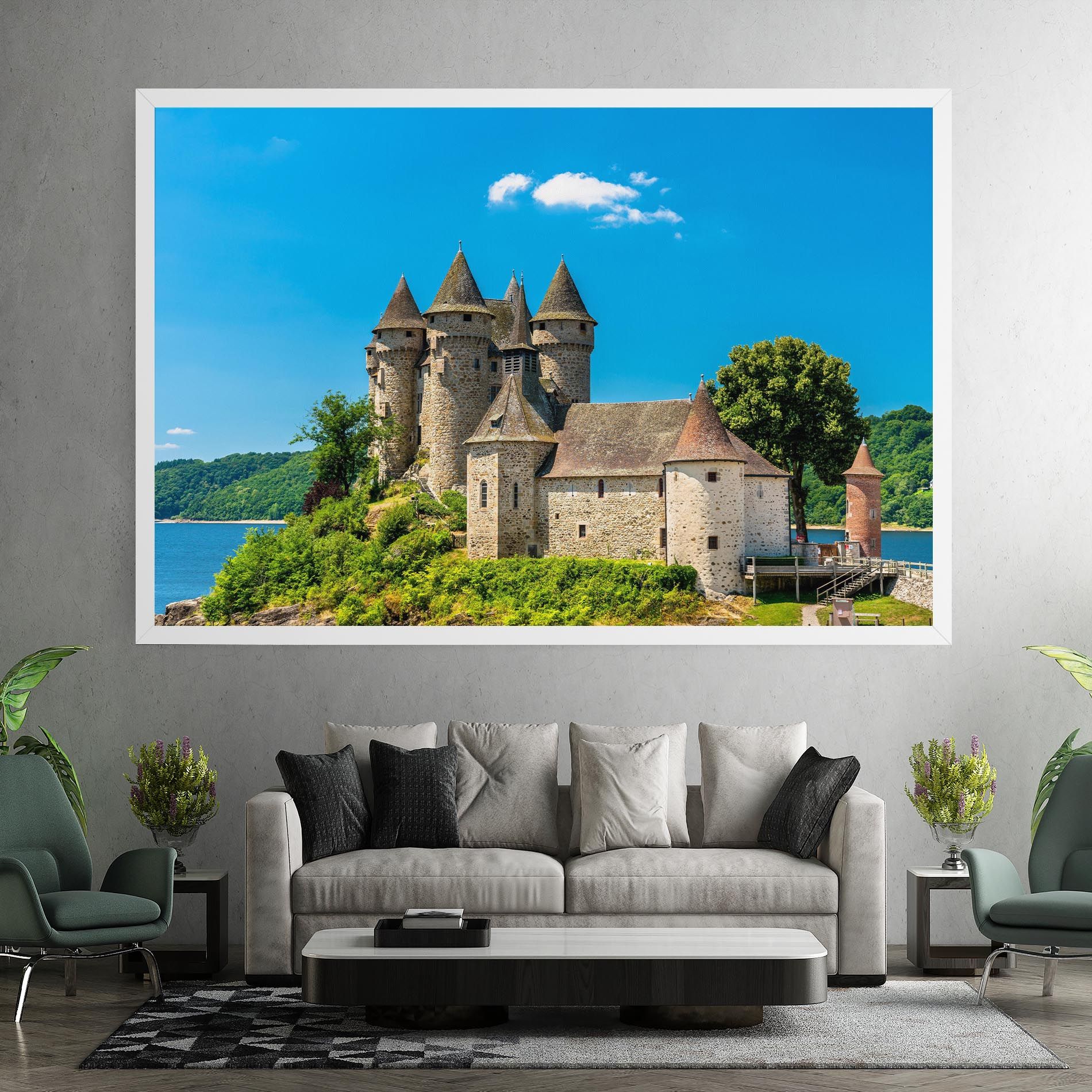 Medieval Castle France mockup 7
