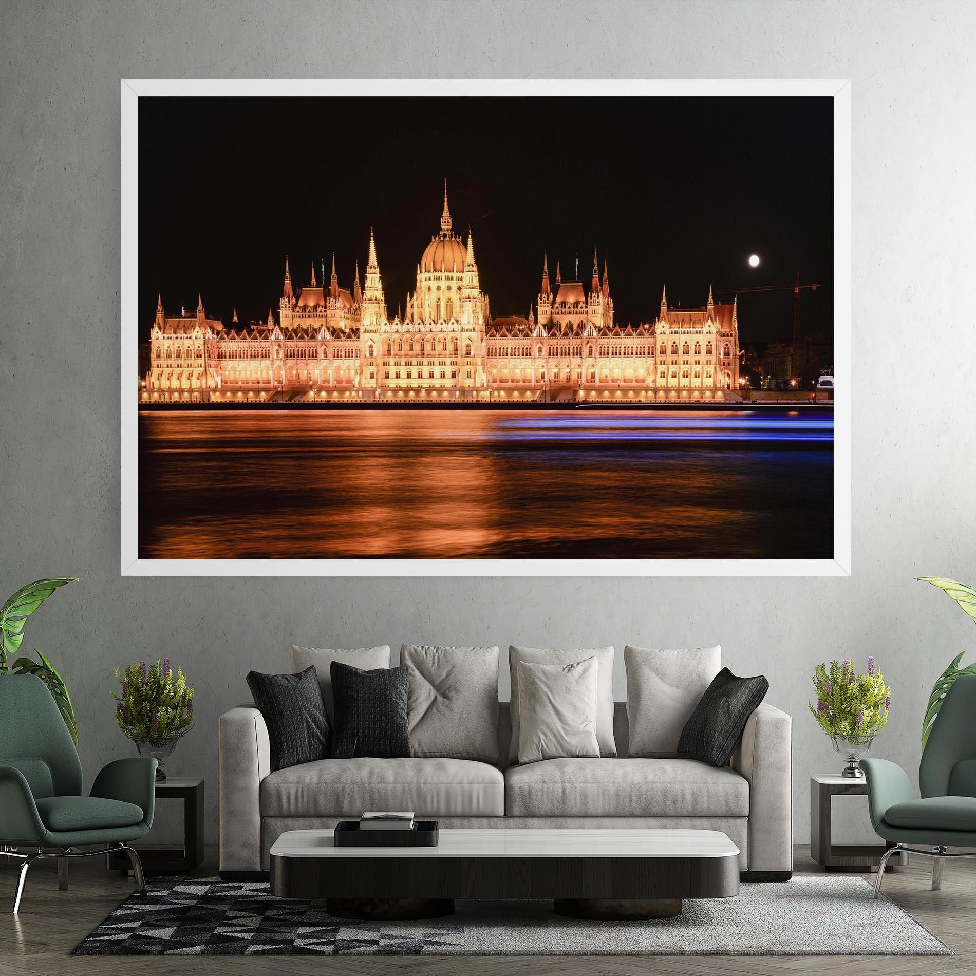 Tablou Canvas Night Reflection mockup 7