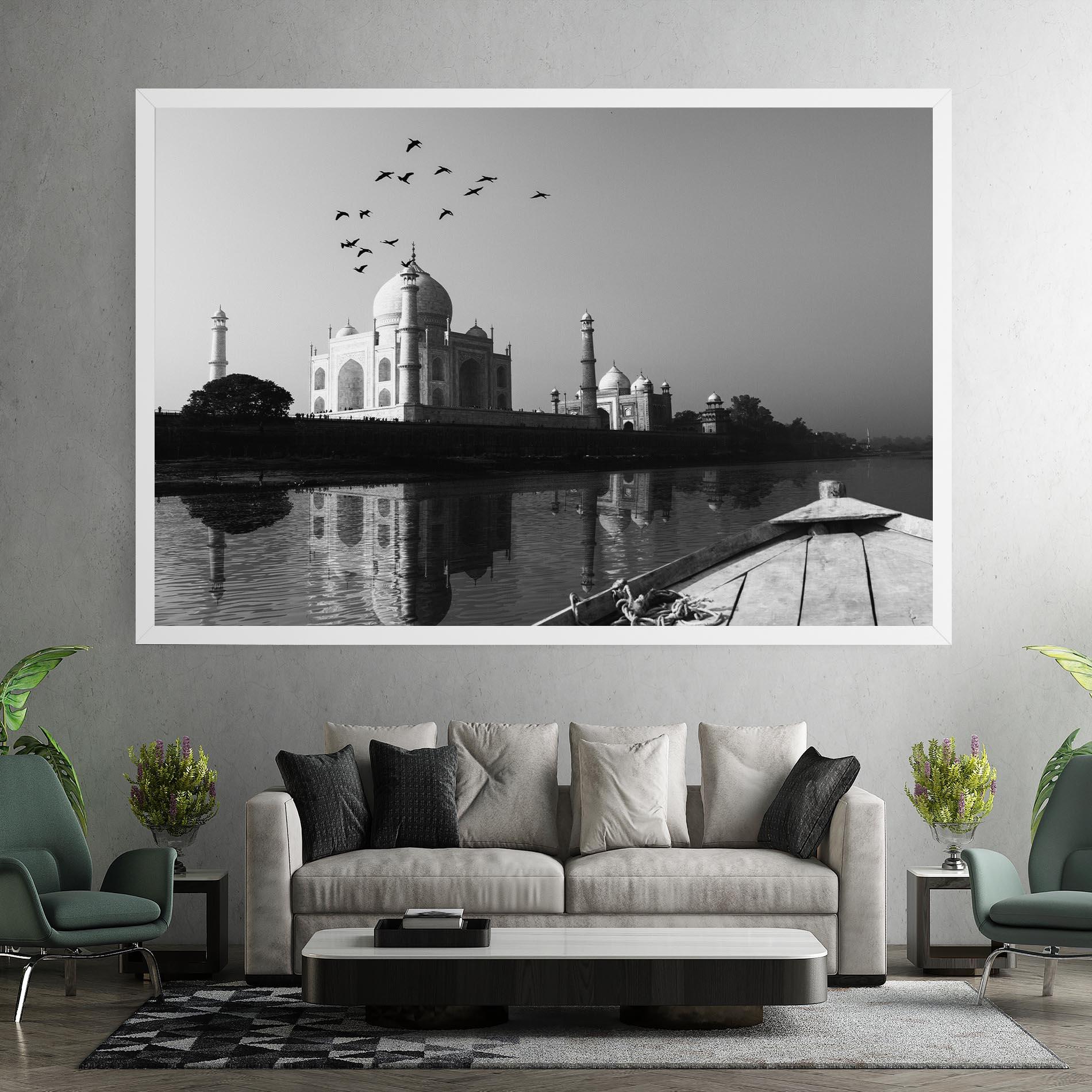 Tablou Canvas Taj Mahal Reflected mockup 7