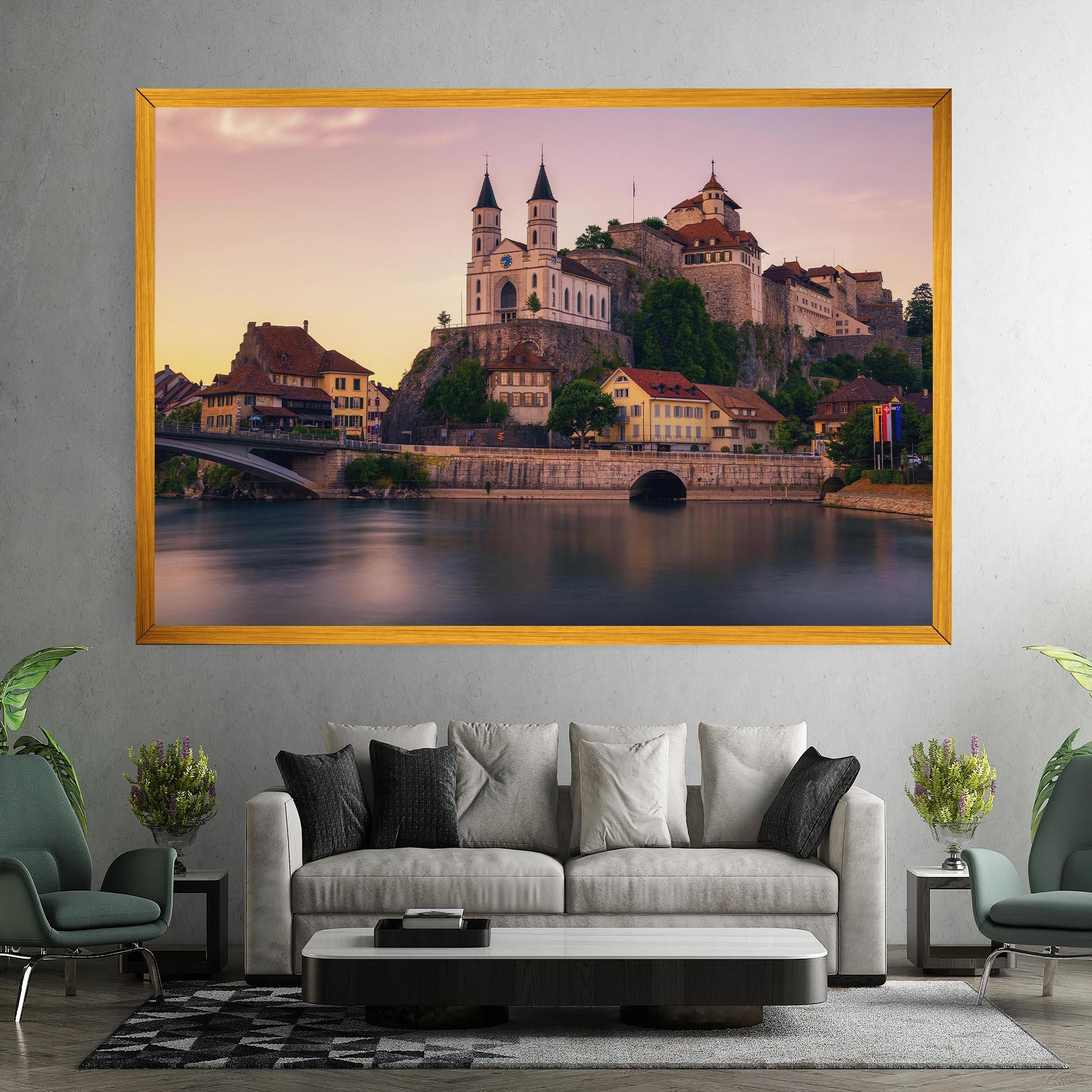Tablou Canvas Aarburg Castle mockup 7