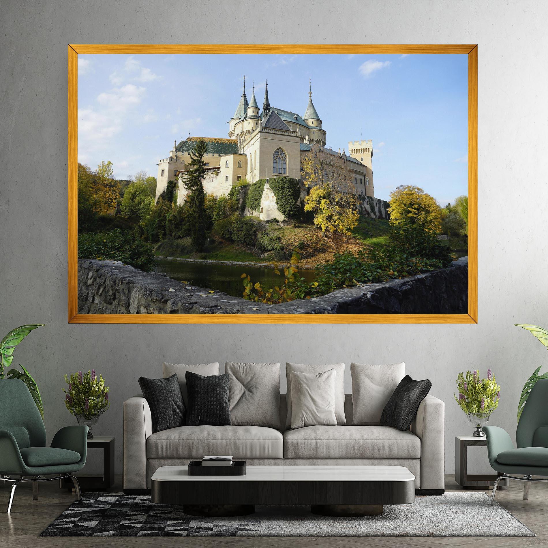 Tablou Canvas Bojnice Castle Slovakia mockup 7