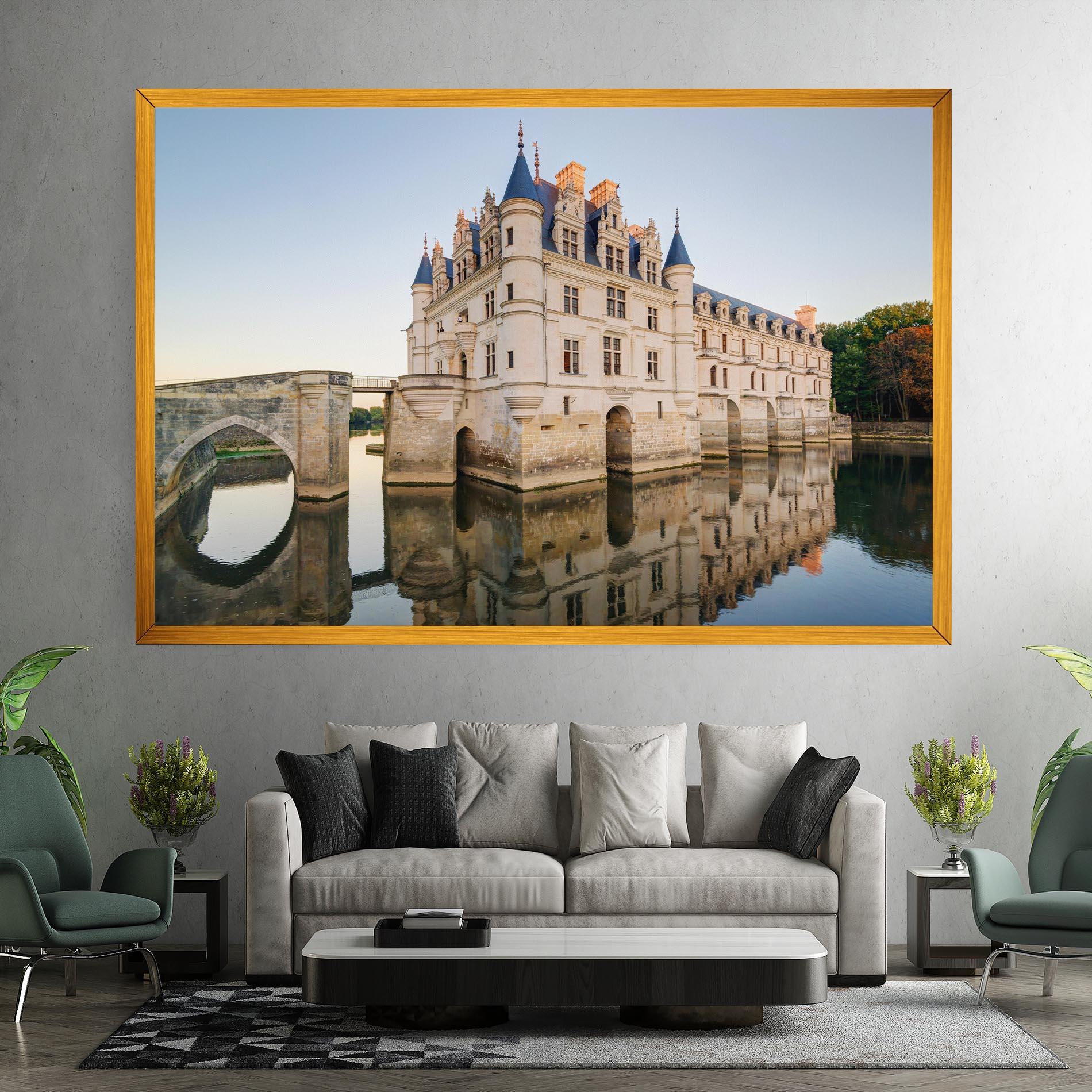 Tablou Canvas Chateau France mockup 7