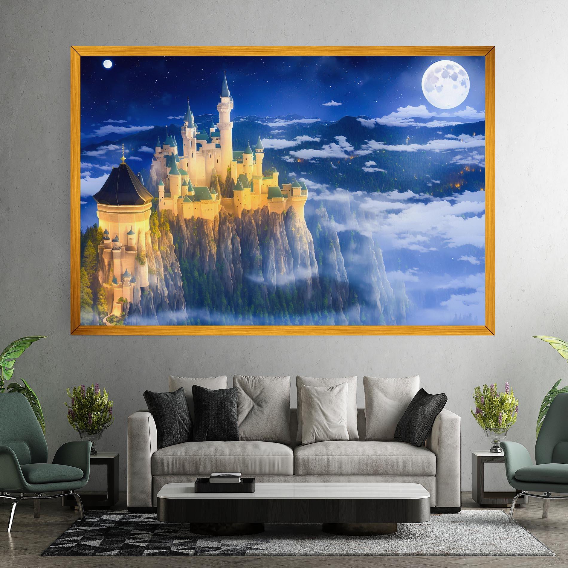 Tablou Canvas Fairytale Castle mockup 7