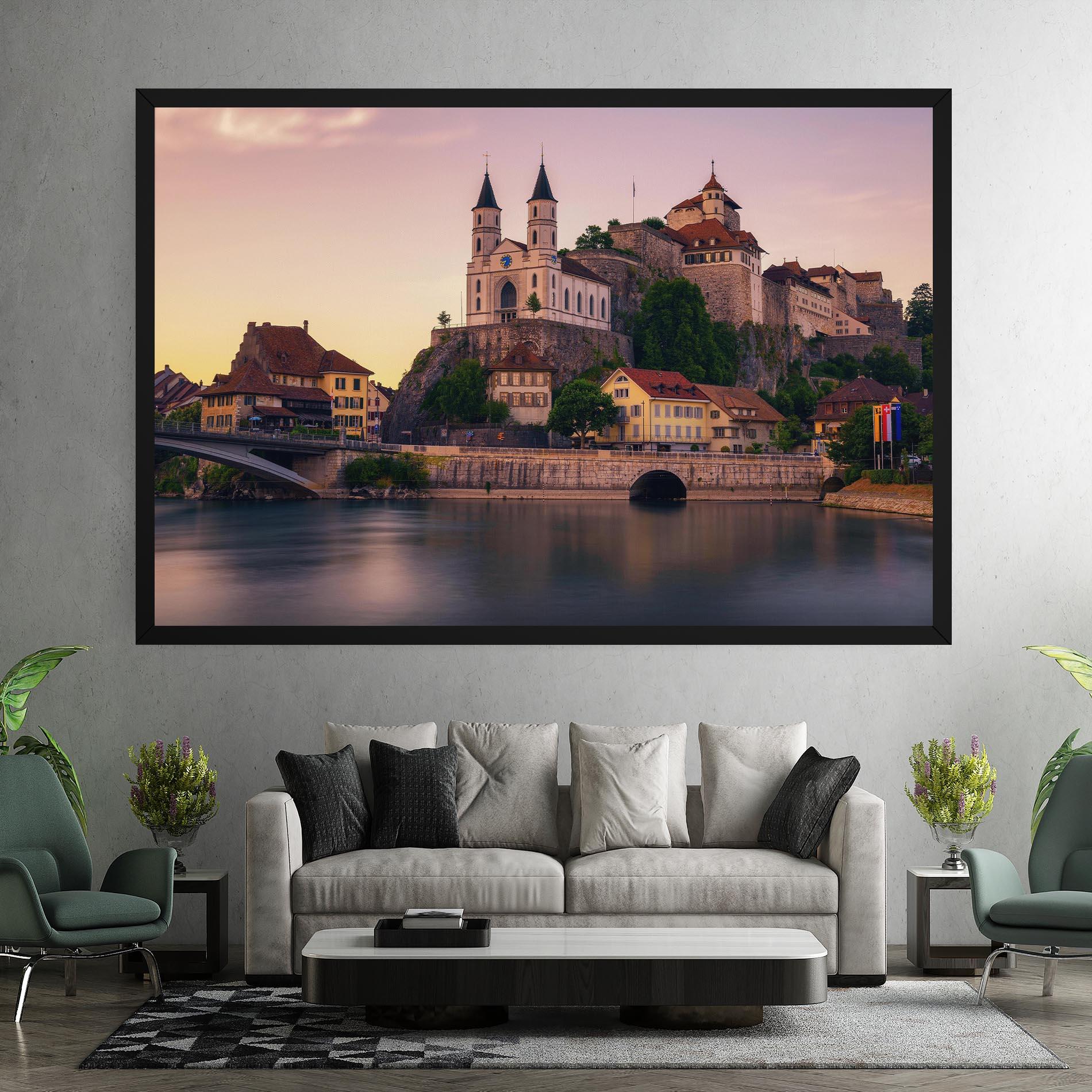 Tablou Canvas Aarburg Castle mockup 7