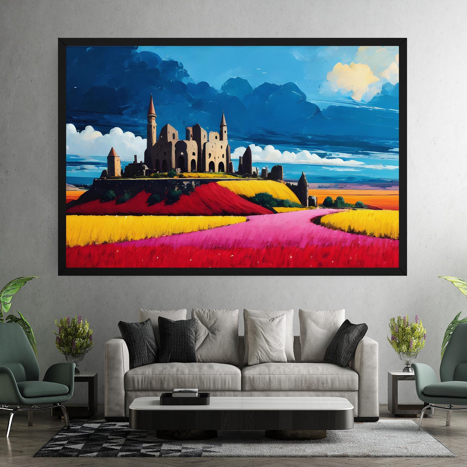 Tablou Canvas Antique Building Art mockup 7