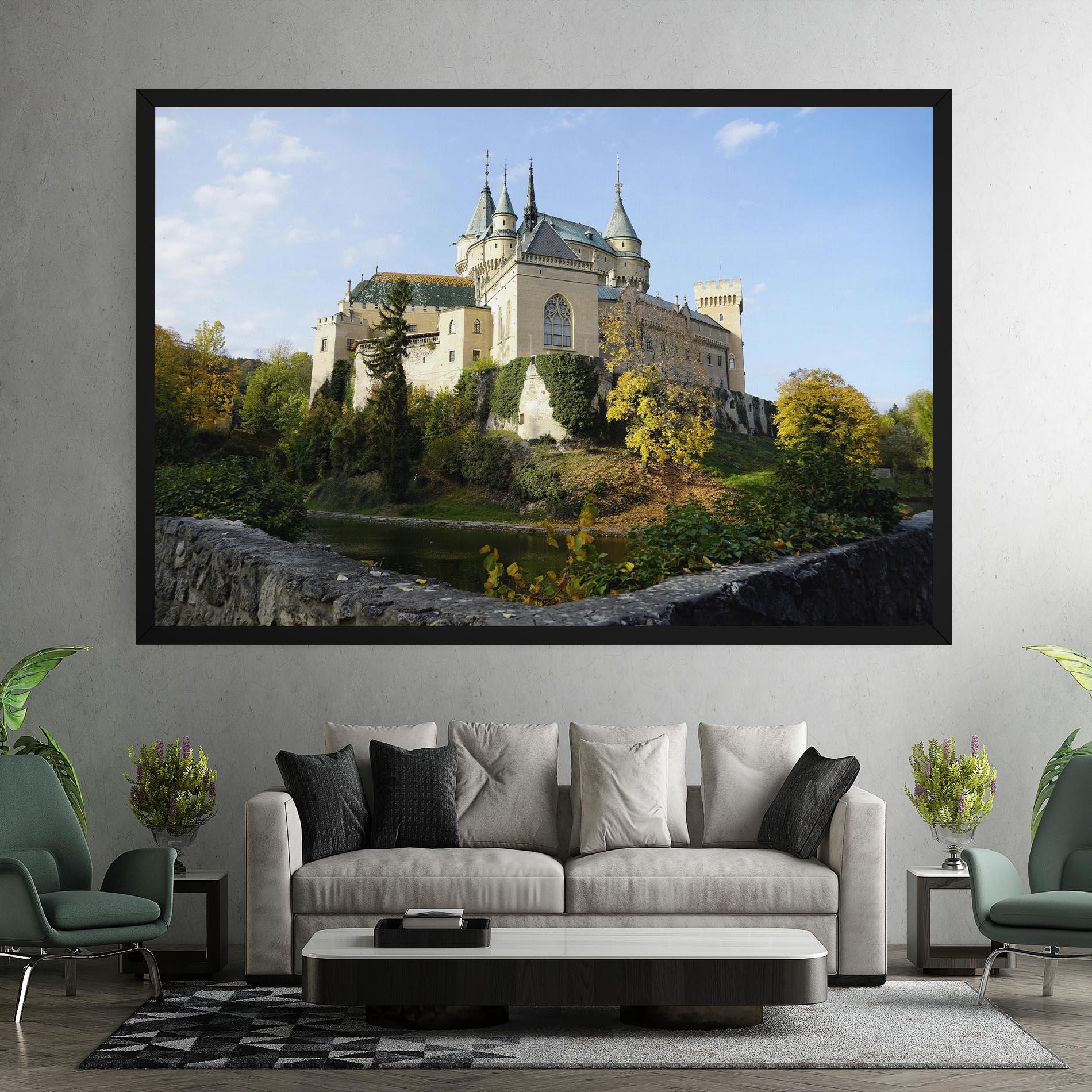 Tablou Canvas Bojnice Castle Slovakia mockup 7