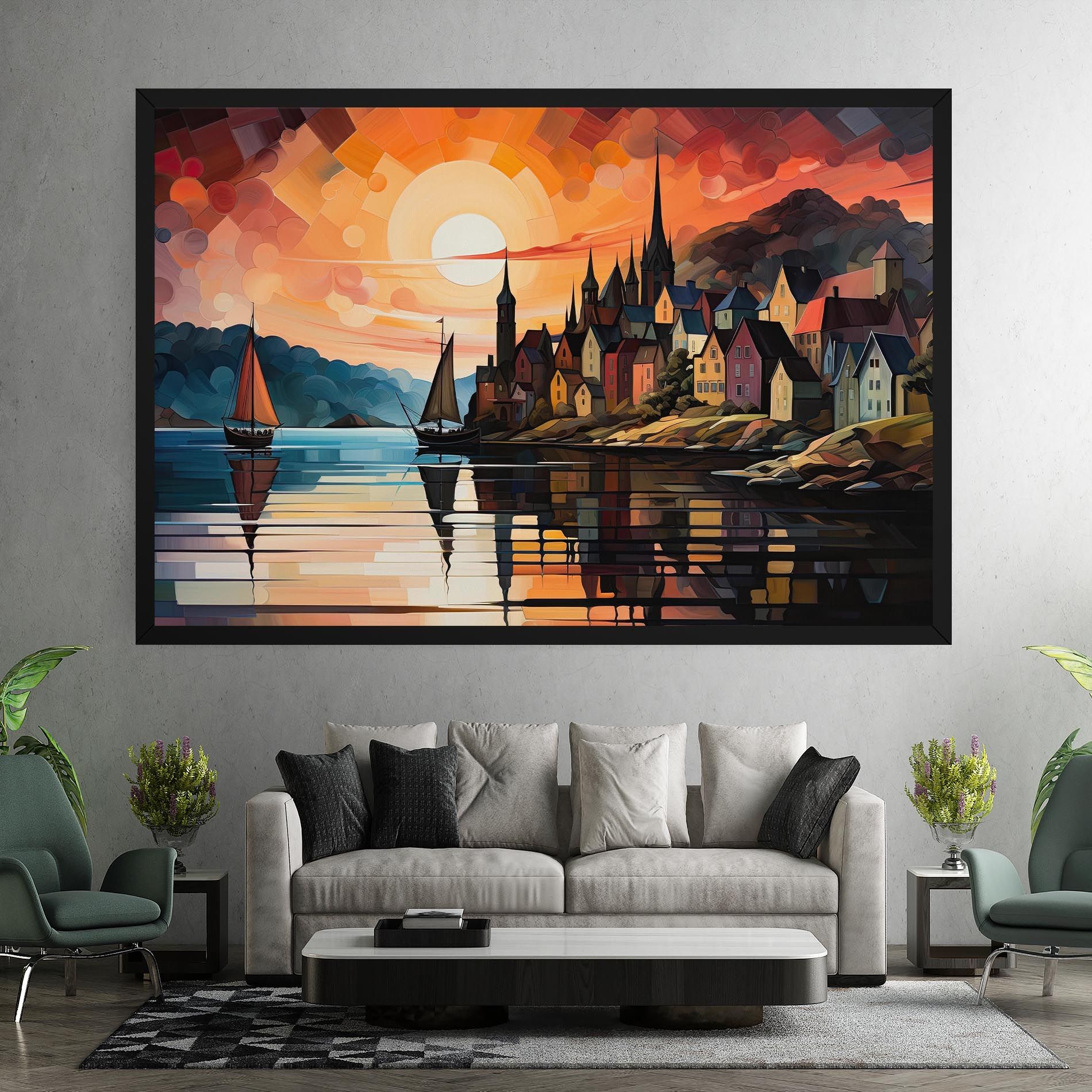 Castle Painting mockup 7