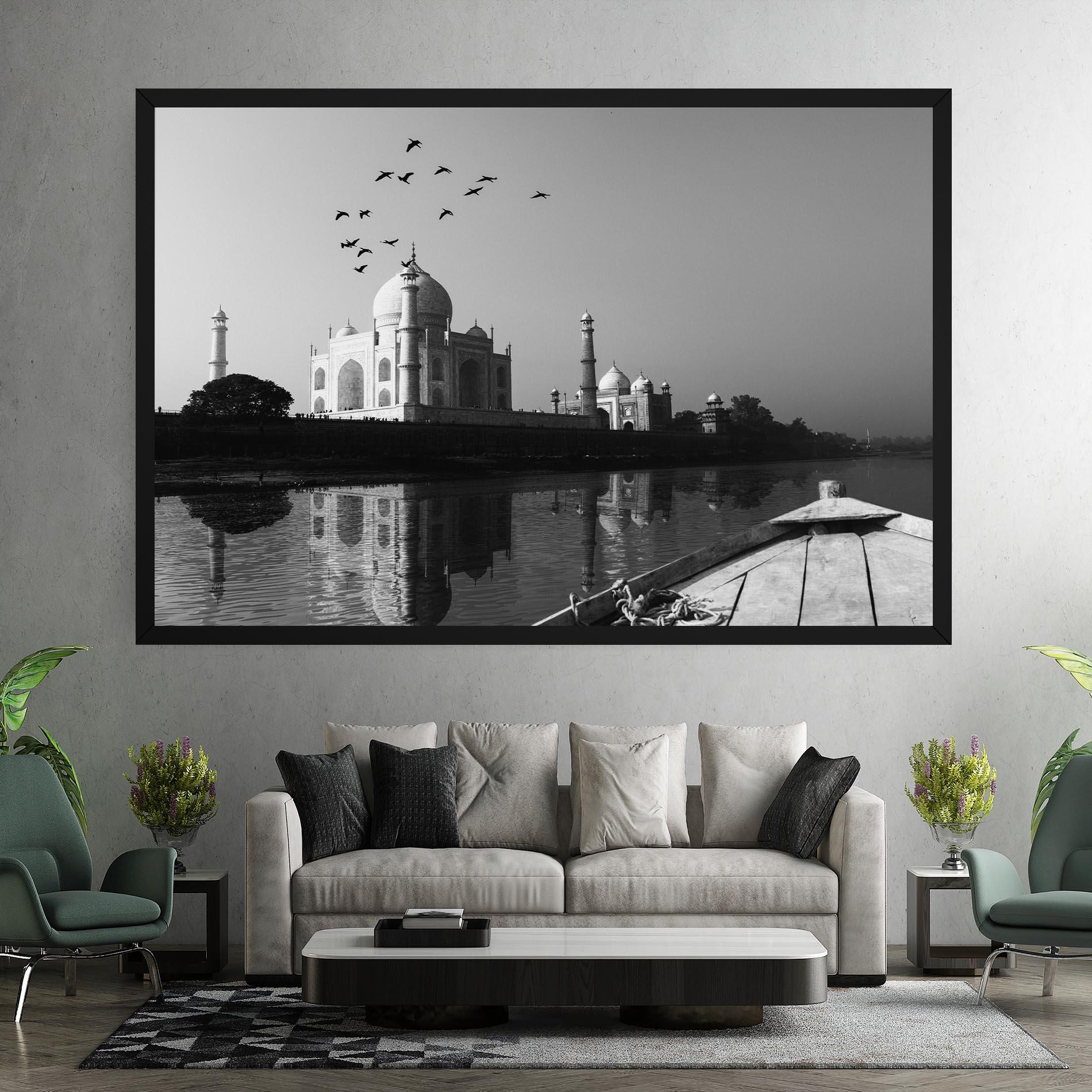 Tablou Canvas Taj Mahal Reflected mockup 7