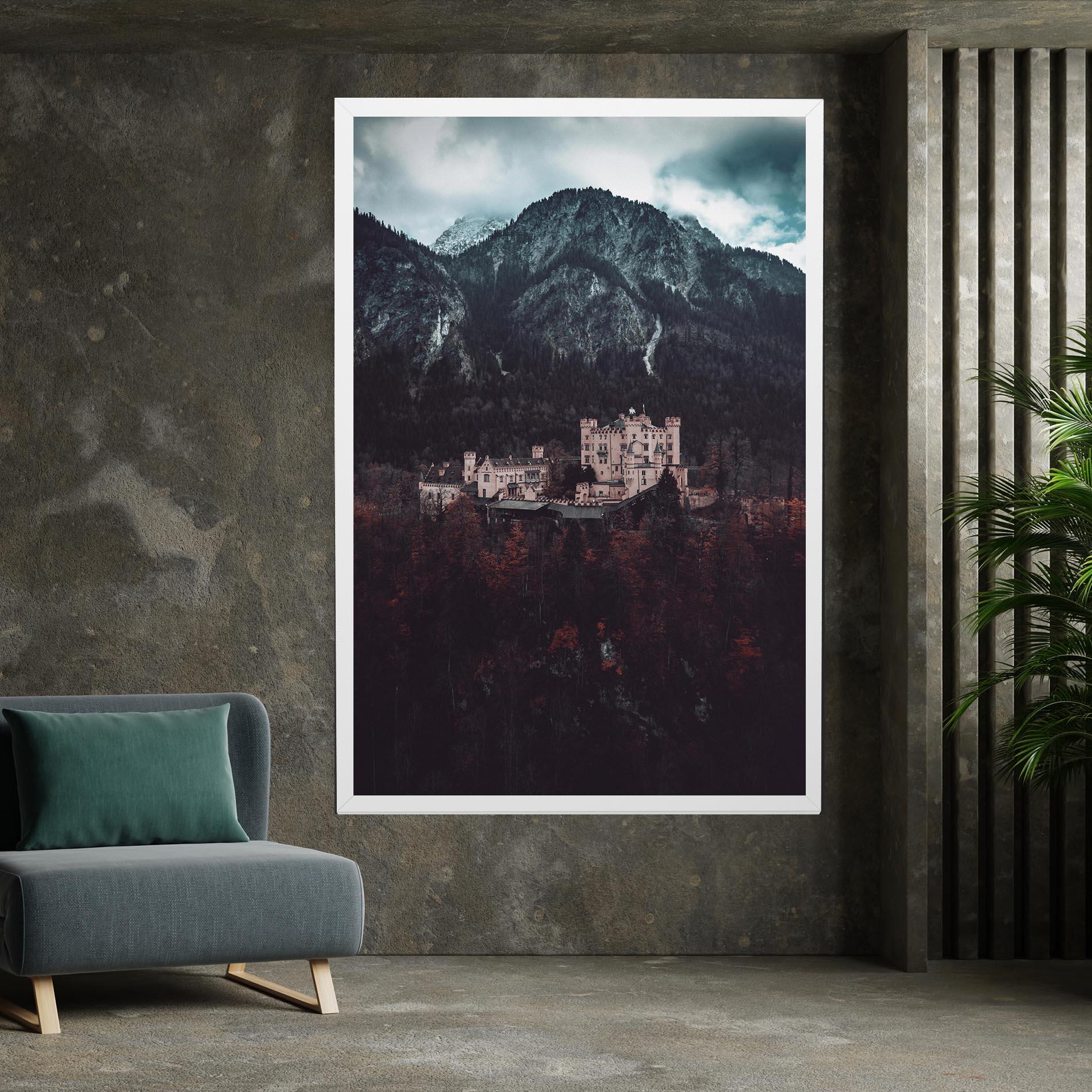 Tablou Canvas Forest Castle mockup 7