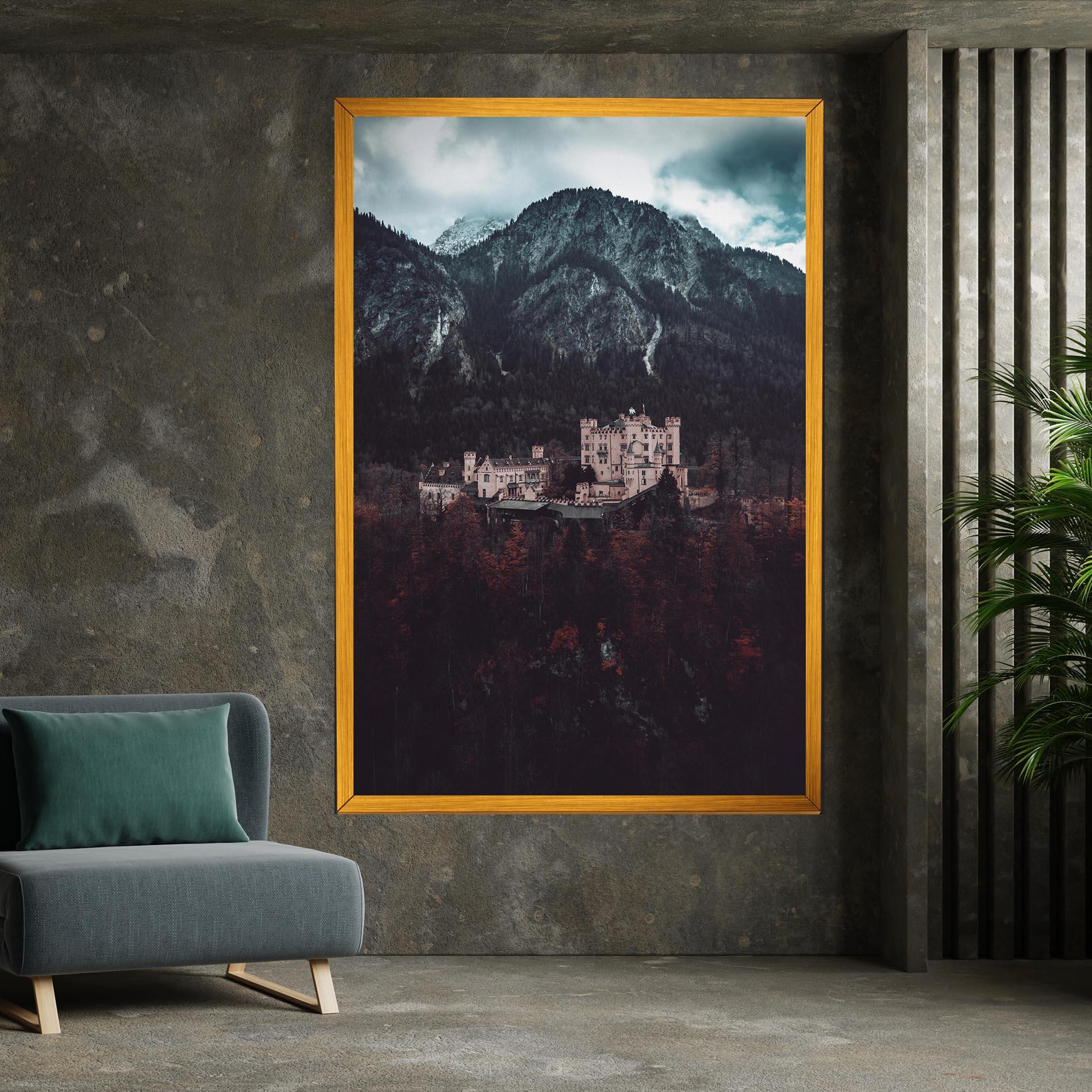 Tablou Canvas Forest Castle mockup 7