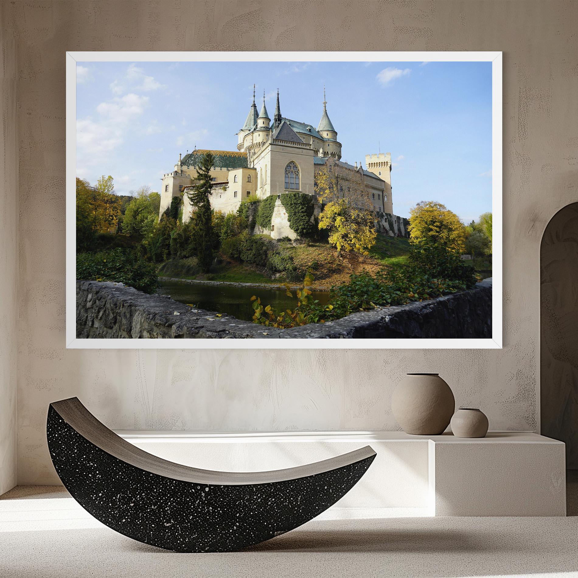 Tablou Canvas Bojnice Castle Slovakia mockup 8
