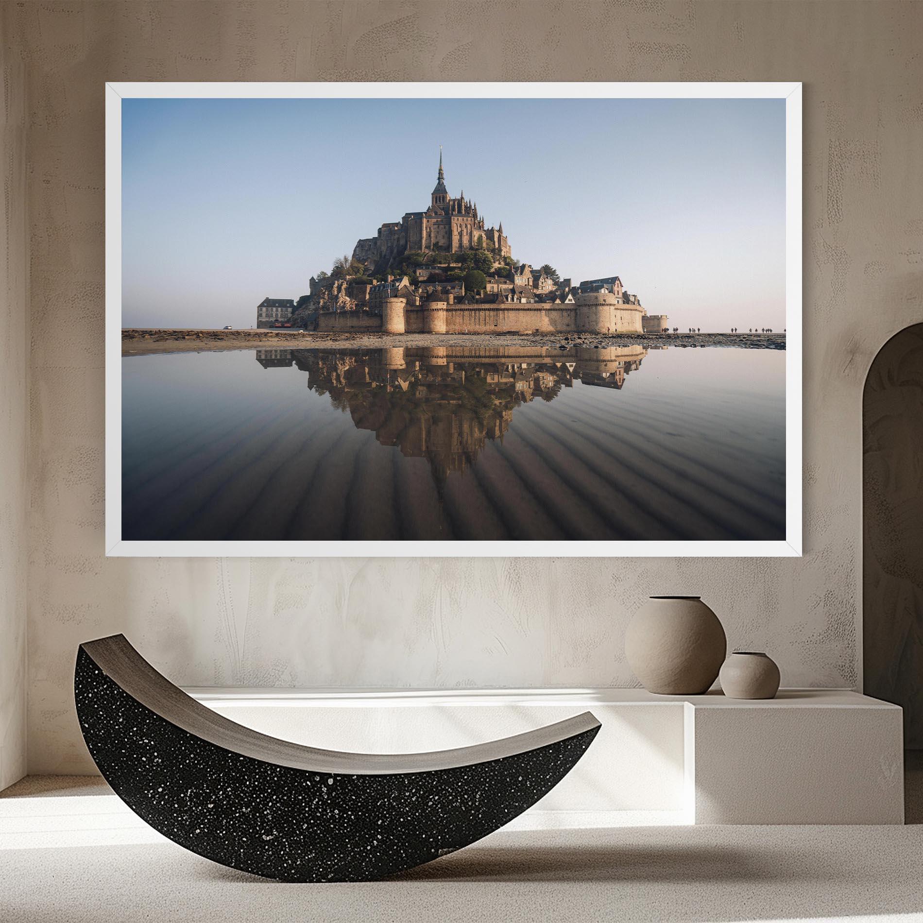 Tablou Canvas Castle Reflection mockup 8