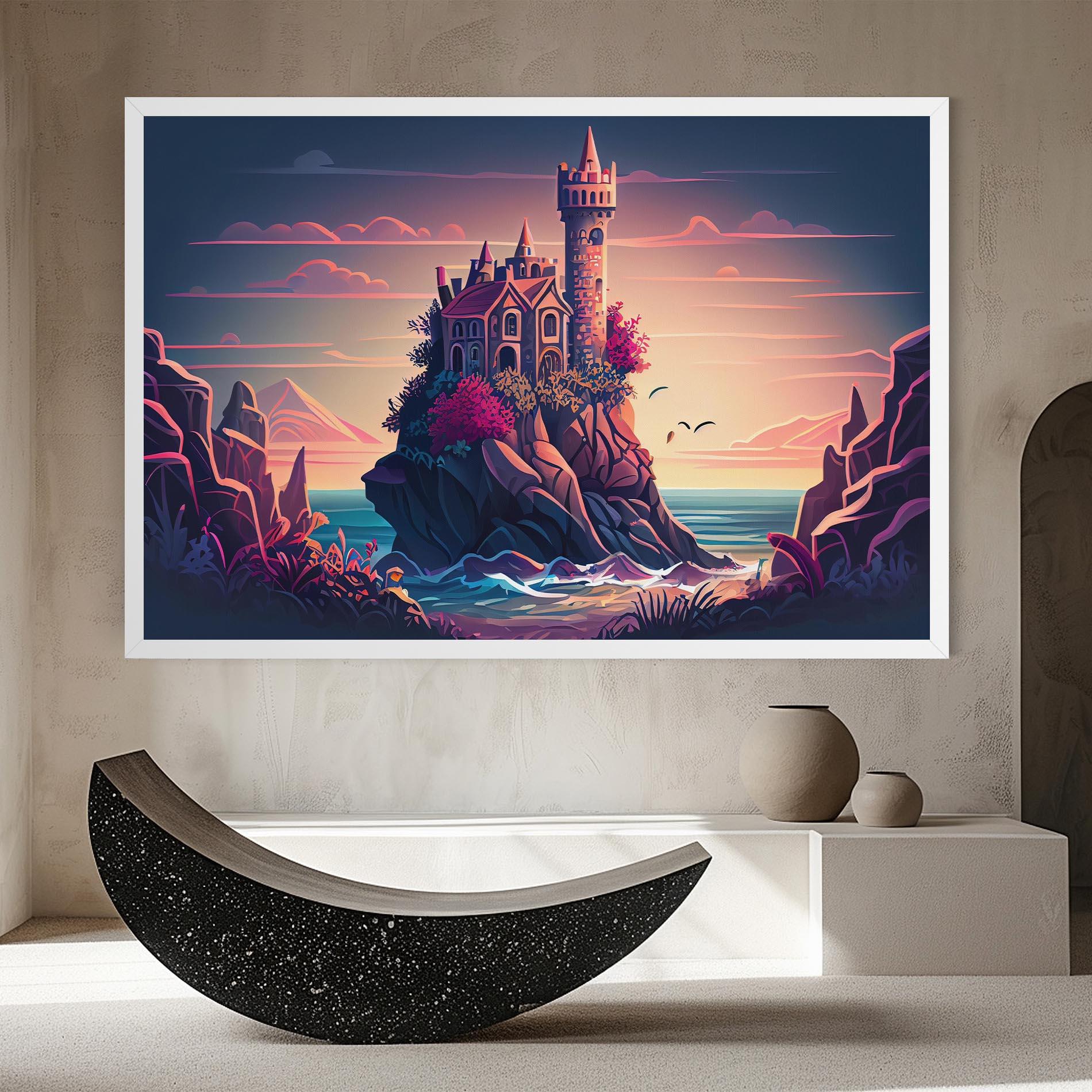 Tablou Canvas Cliff Castle mockup 8