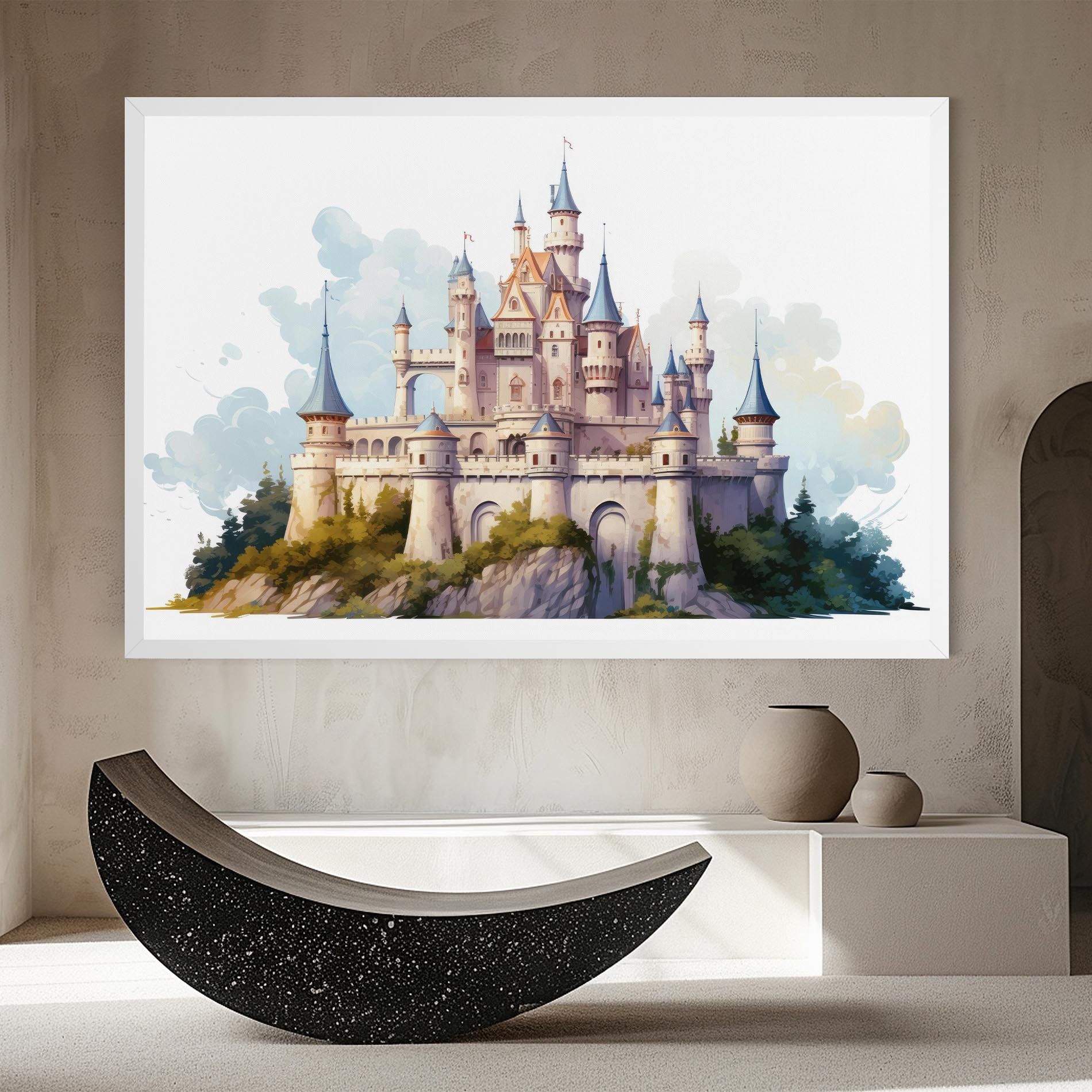 Illustration Castle mockup 8