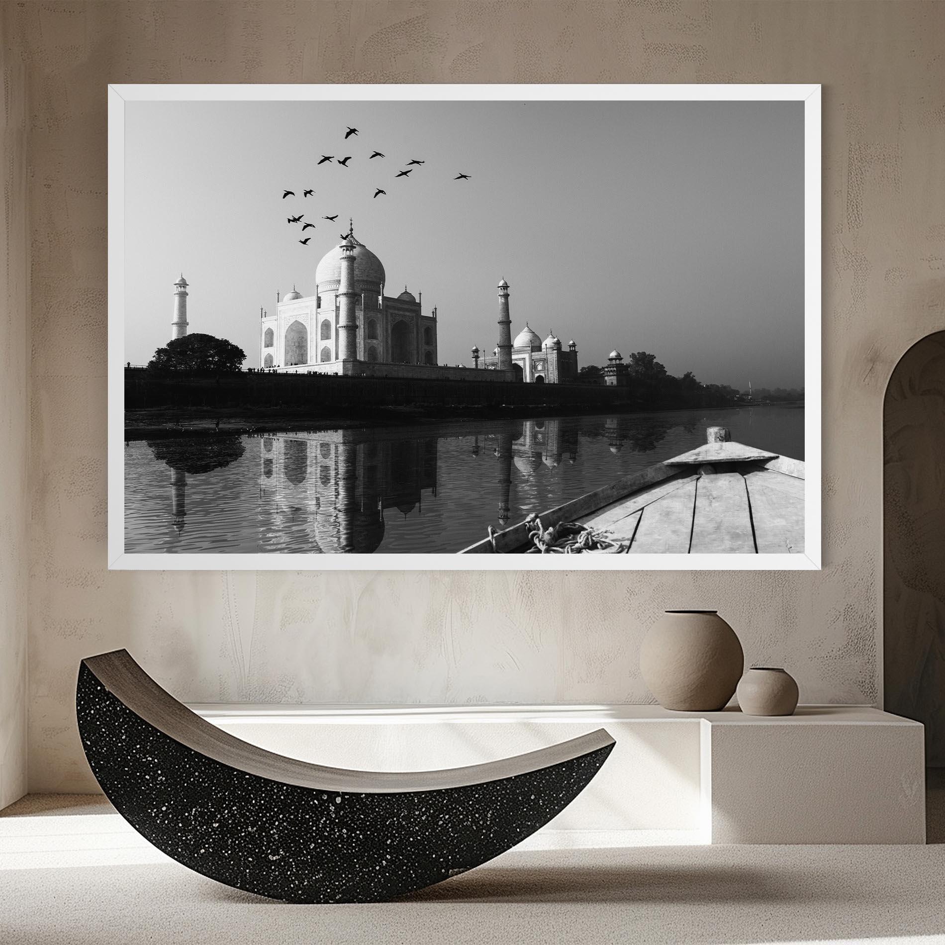 Tablou Canvas Taj Mahal Reflected mockup 8