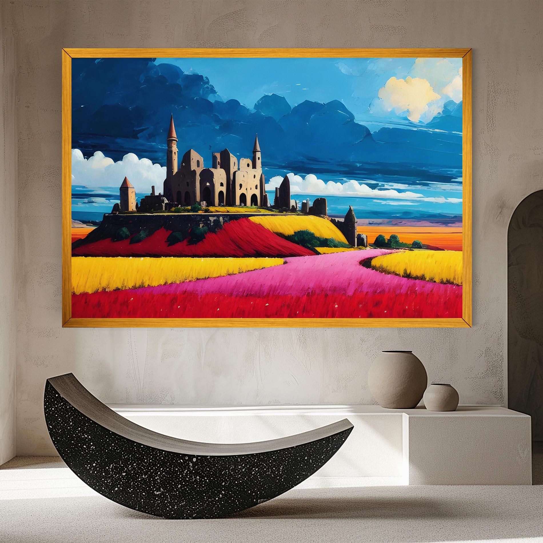 Tablou Canvas Antique Building Art mockup 8