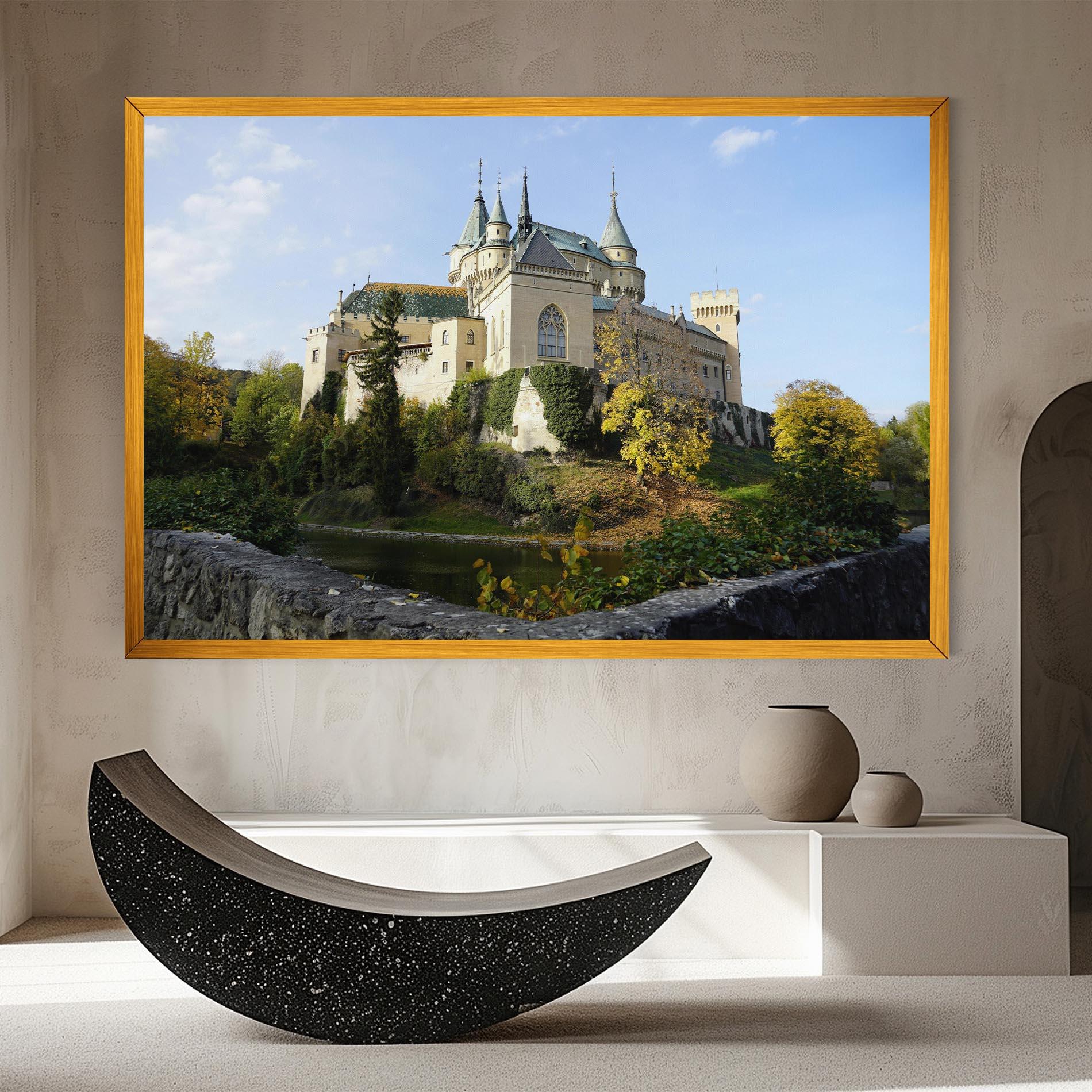 Tablou Canvas Bojnice Castle Slovakia mockup 8