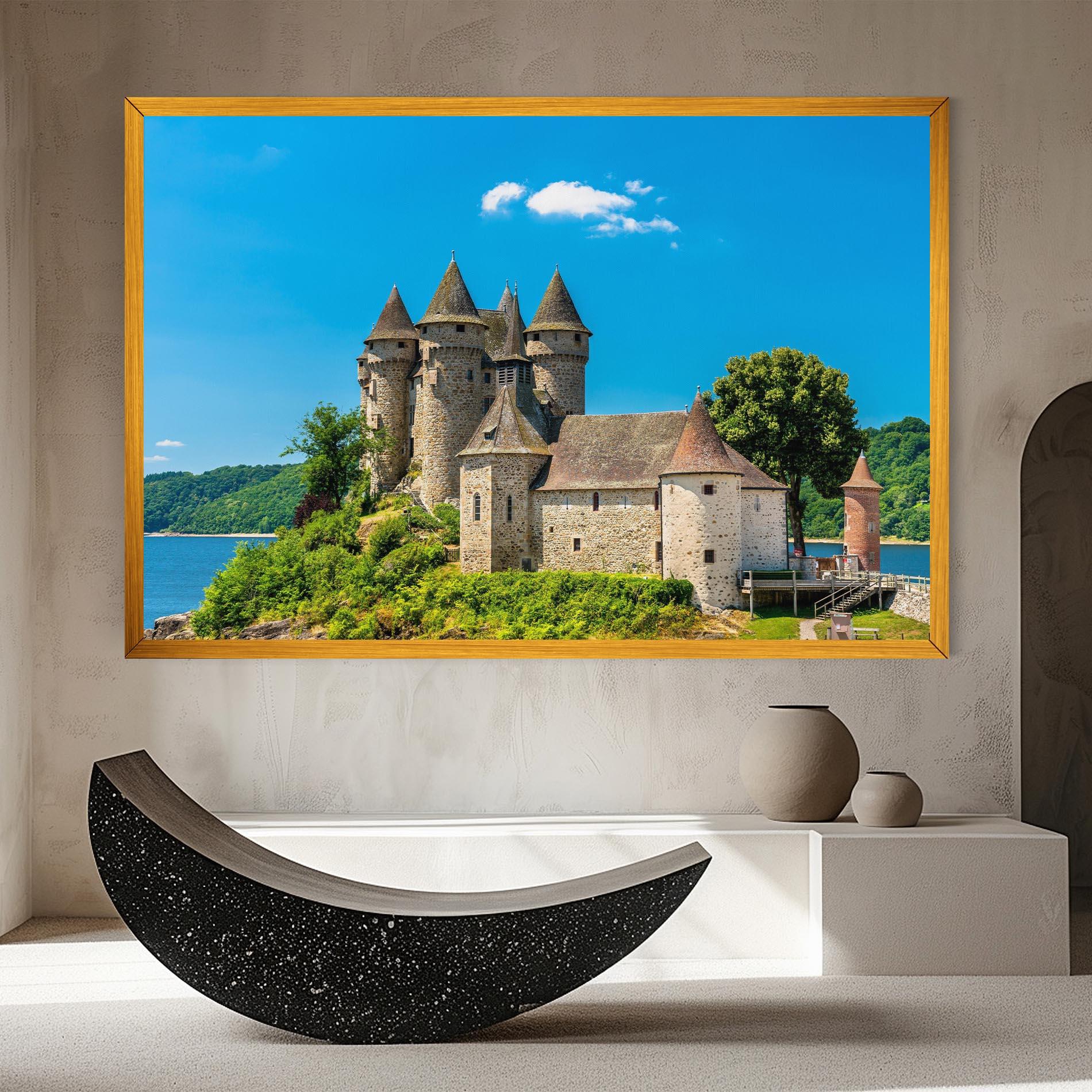 Tablou Canvas Medieval Castle France mockup 8