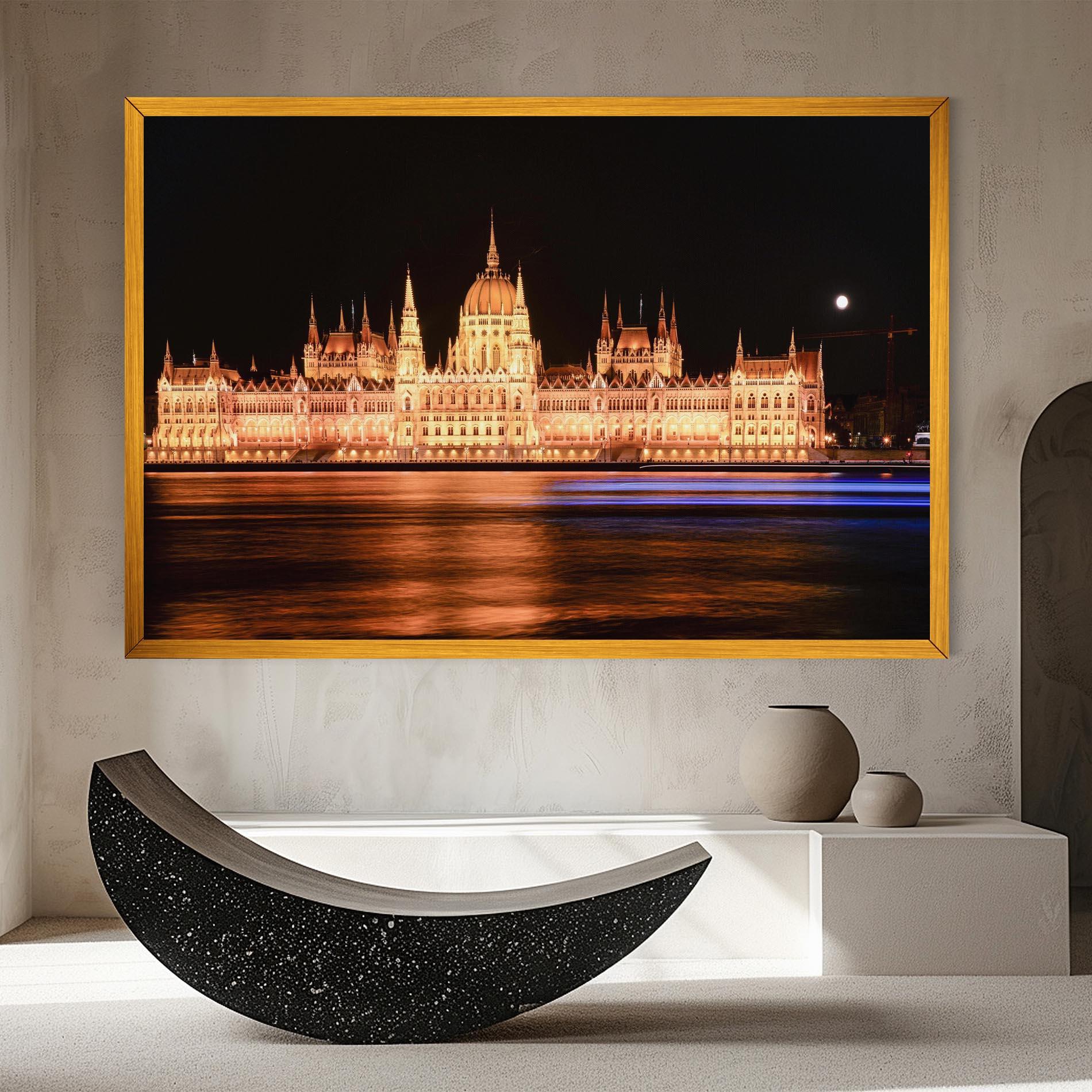 Tablou Canvas Night Reflection mockup 8